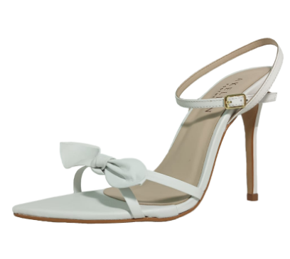 White High Heel Sandal