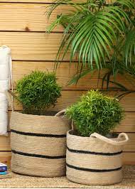 Jute Flower Pot