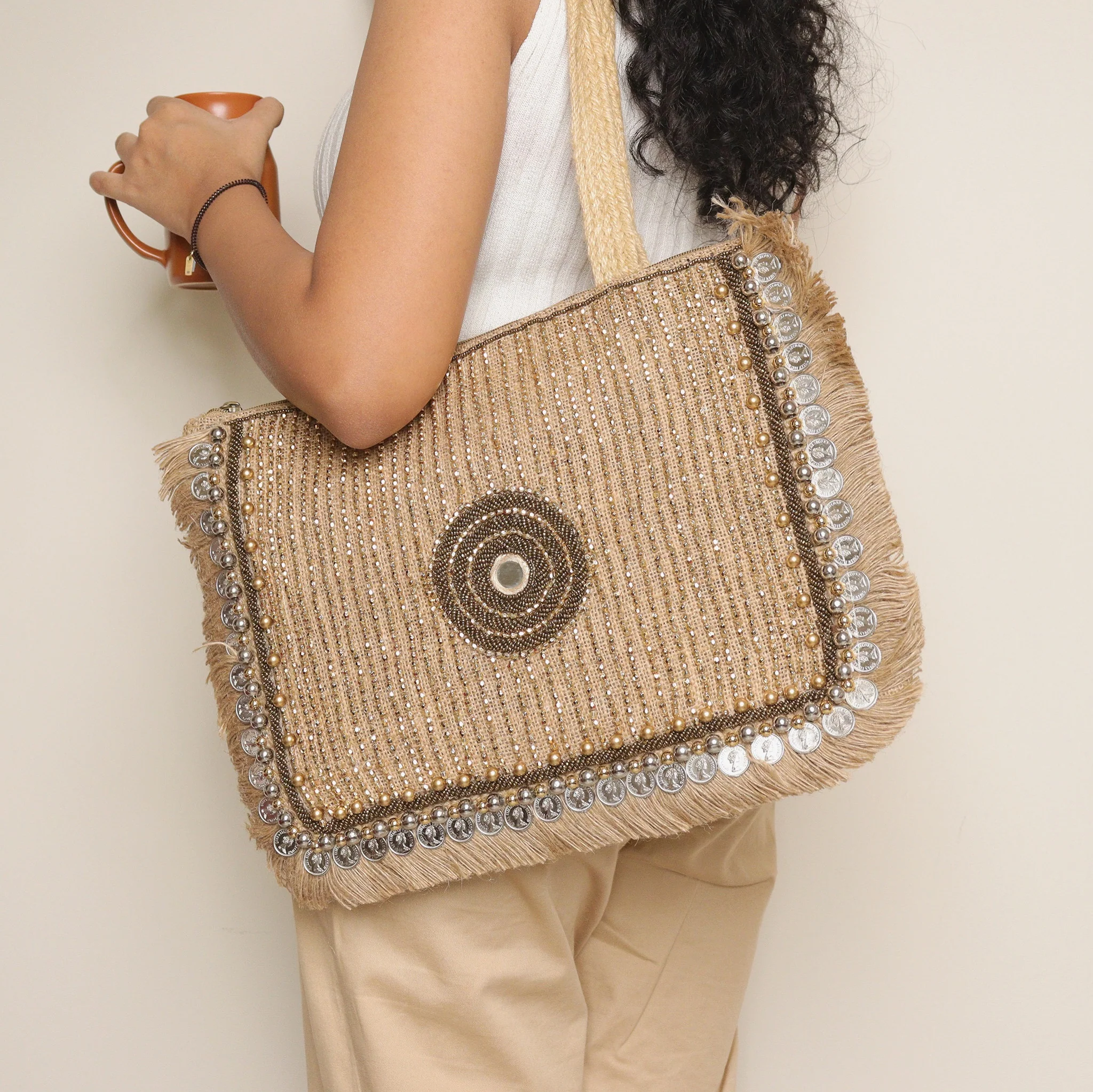 Jute Designer Purse