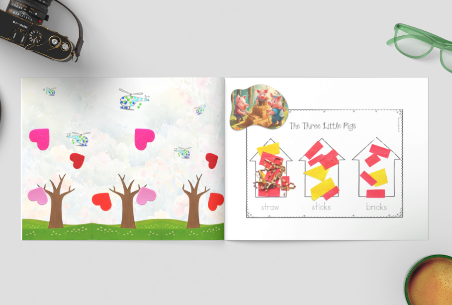 Custom Kids Art Book from Drawings