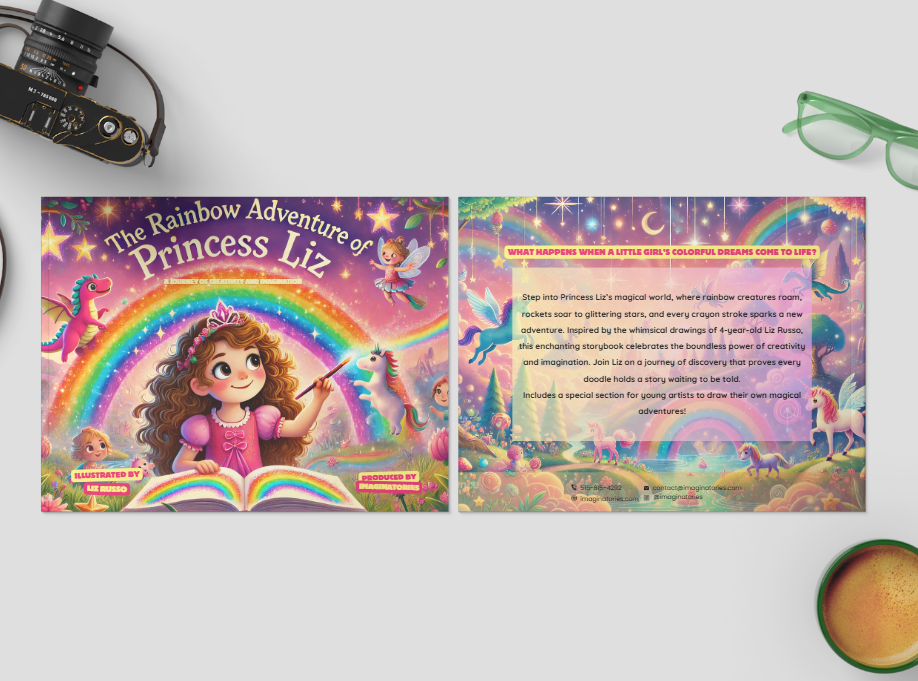 Personalized Kids Story Book from Drawings
