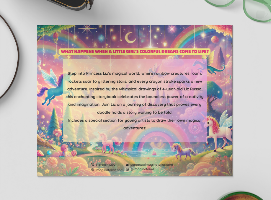 Personalized Kids Story Book from Drawings