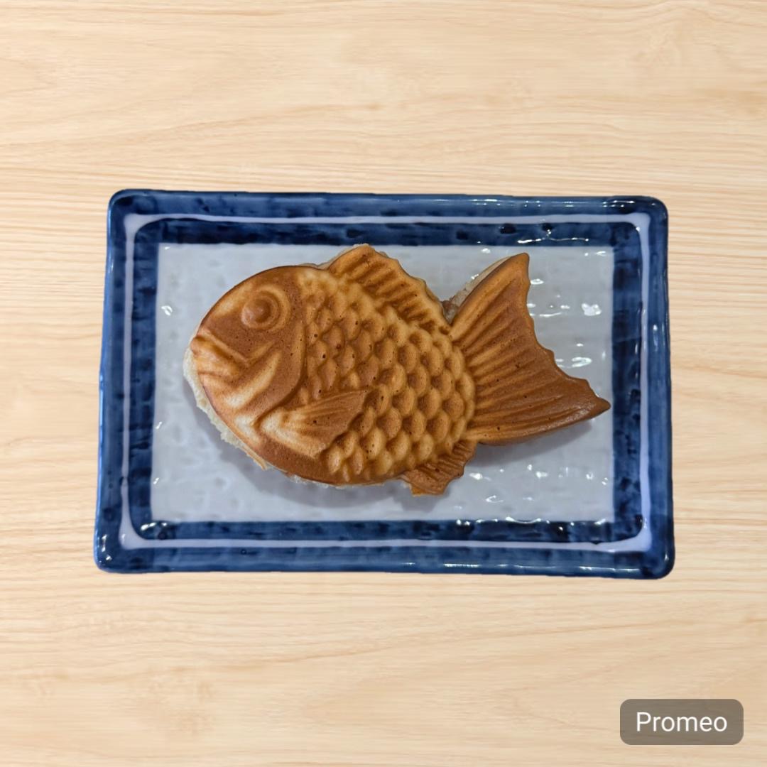Taiyaki japonés relleno de chocolate