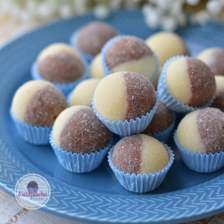 Cento de Brigadeiro Casadinho – O Equilíbrio Perfeito Entre Chocolate e Ninho!