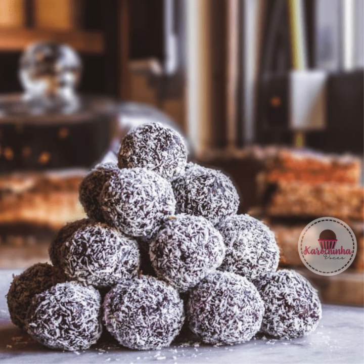Cento de Brigadeiro Prestígio – O Coração Cremoso de Coco Envolto em Chocolate!