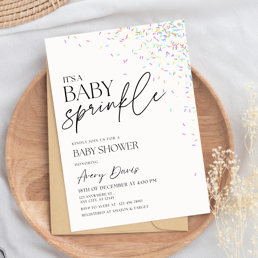 Baby Sprinkle Baby Shower Invitation