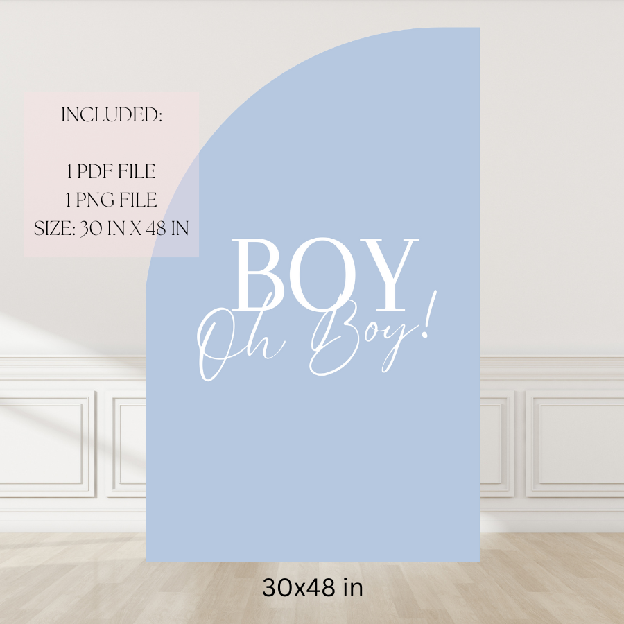 Toile de Jouy Backdrop Baby Shower Backdrop Dusty Blue Safari Theme