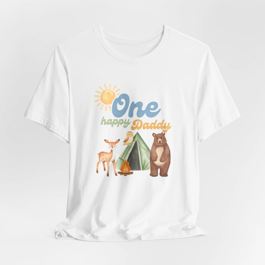 ONE Happy Camper Birthday Shirt Matching Shirts