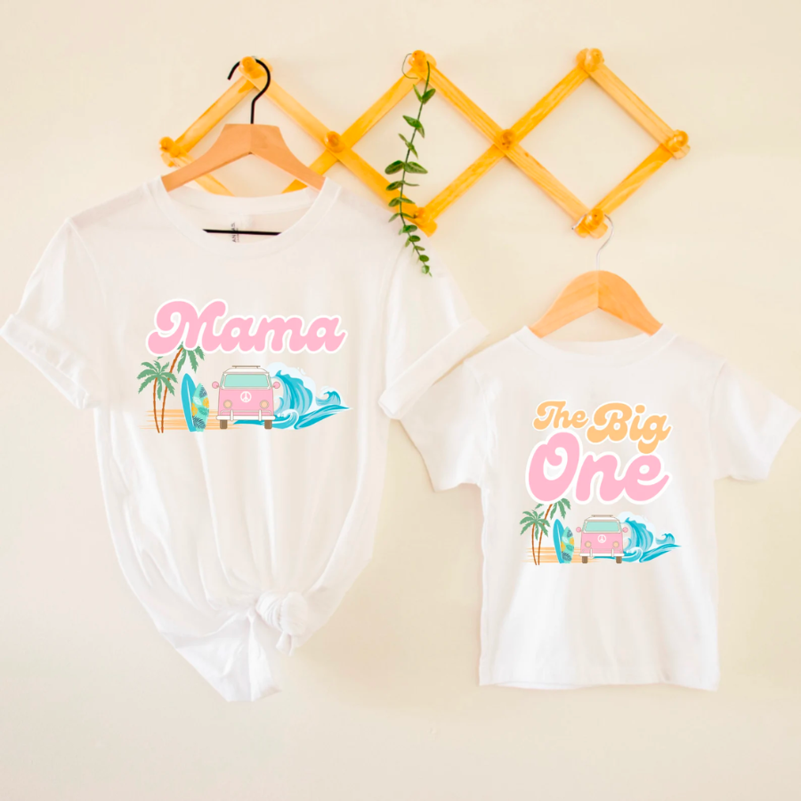 Pink The Big One Birthday Shirt Matching Shirts