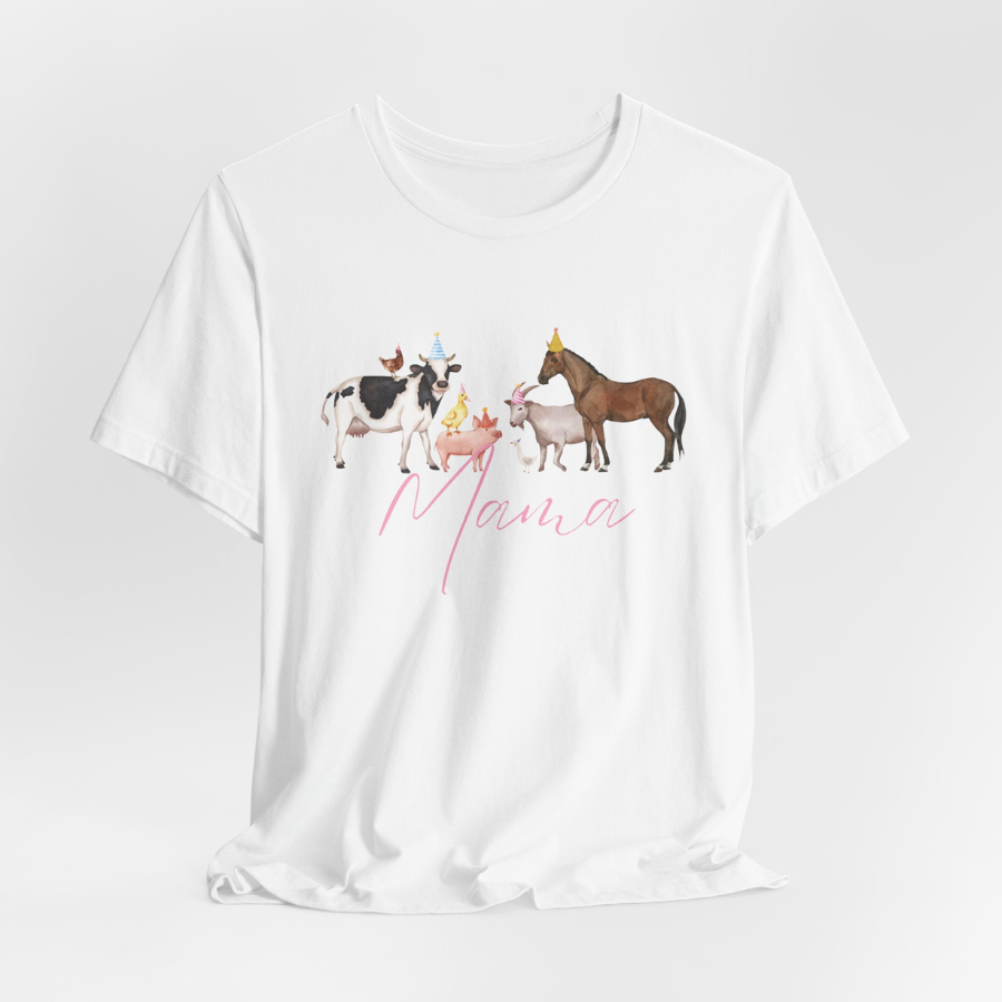 Farm Theme Birthday Shirts ANY AGE Mommy and Me Shirts