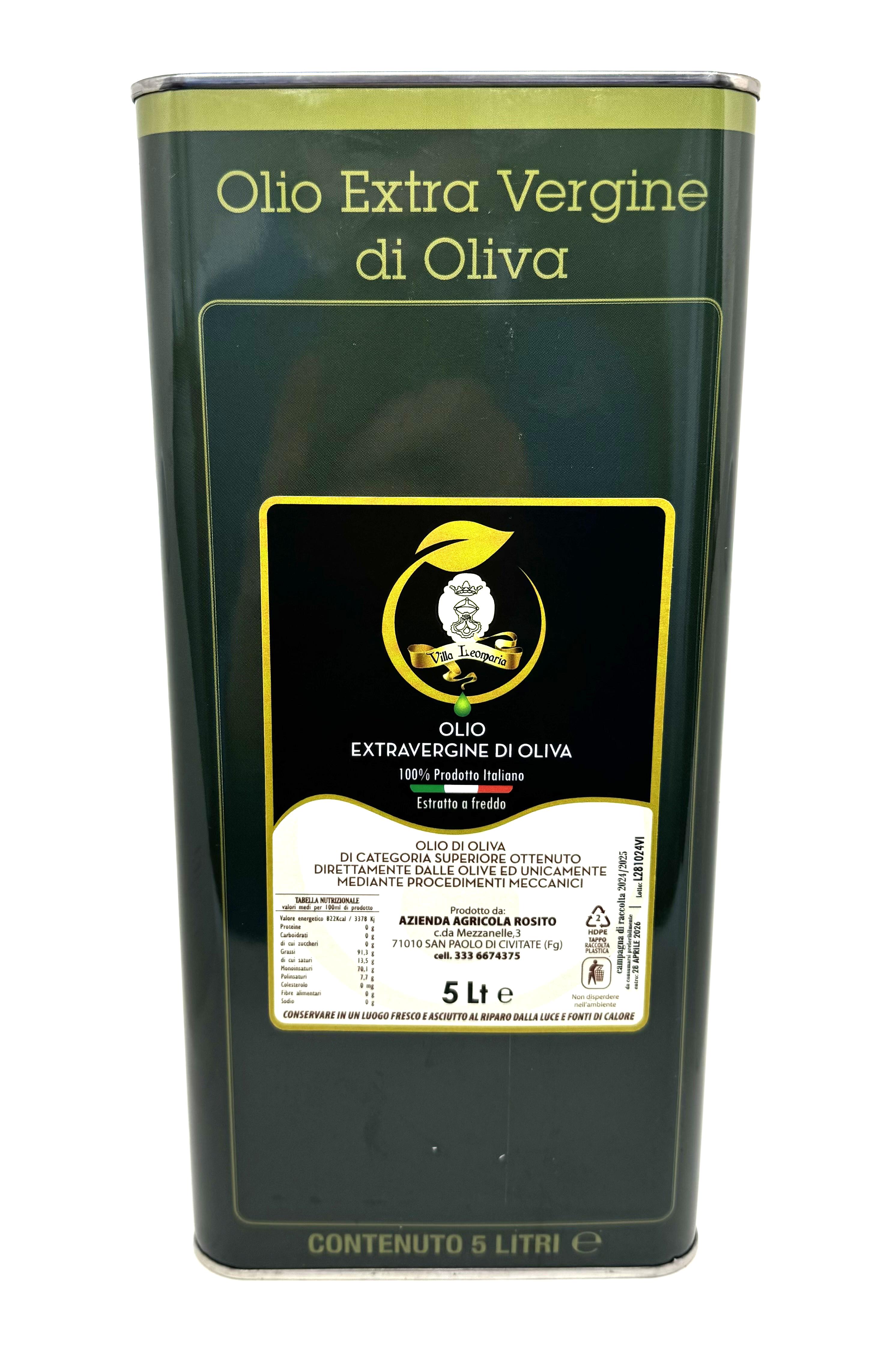 Olio Extravergine - Lattina 5L