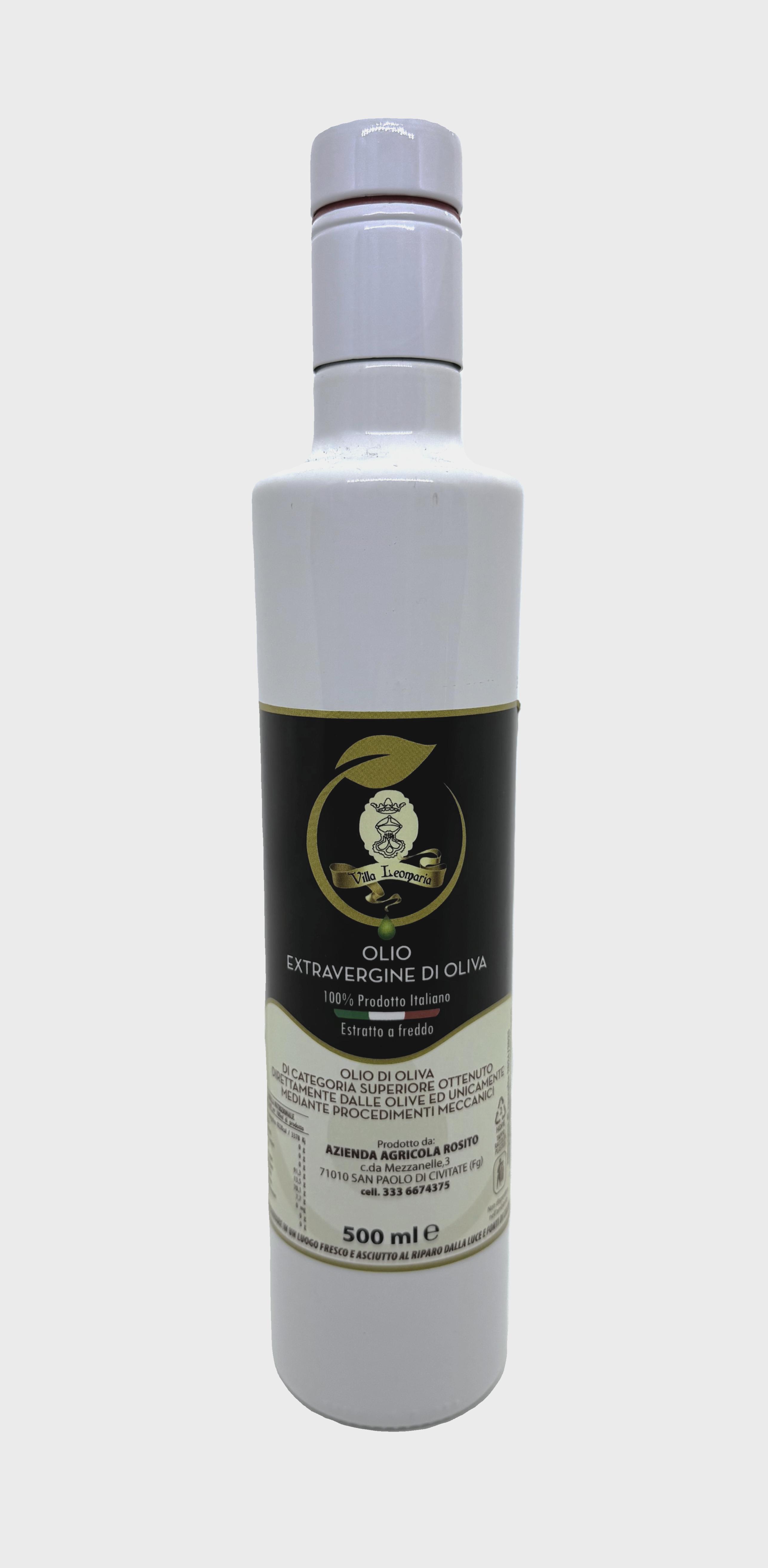 Olio Extravergine - Bottiglia 500ML Bianca 