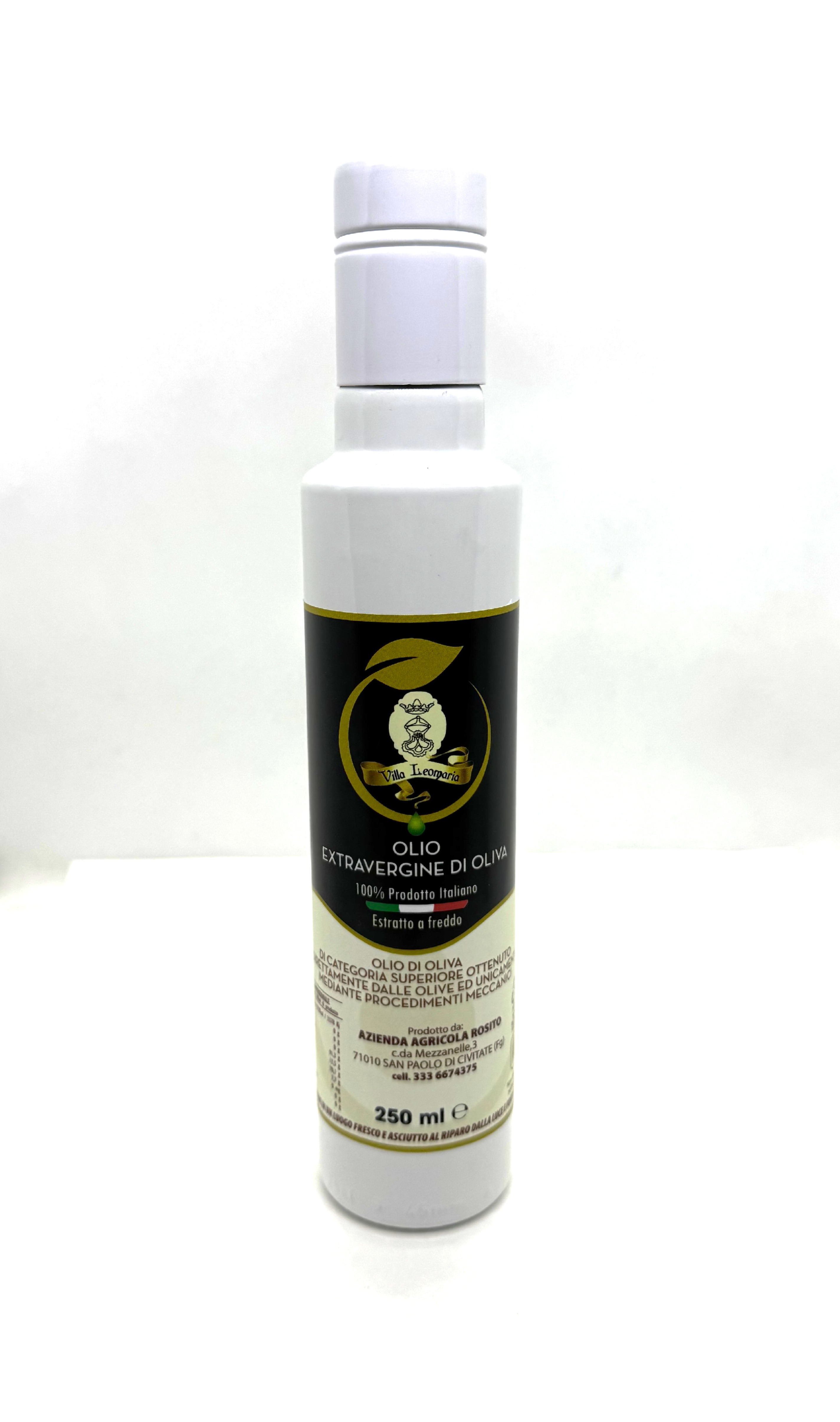 Olio Extravergine - Bottiglia 250ML Bianca 