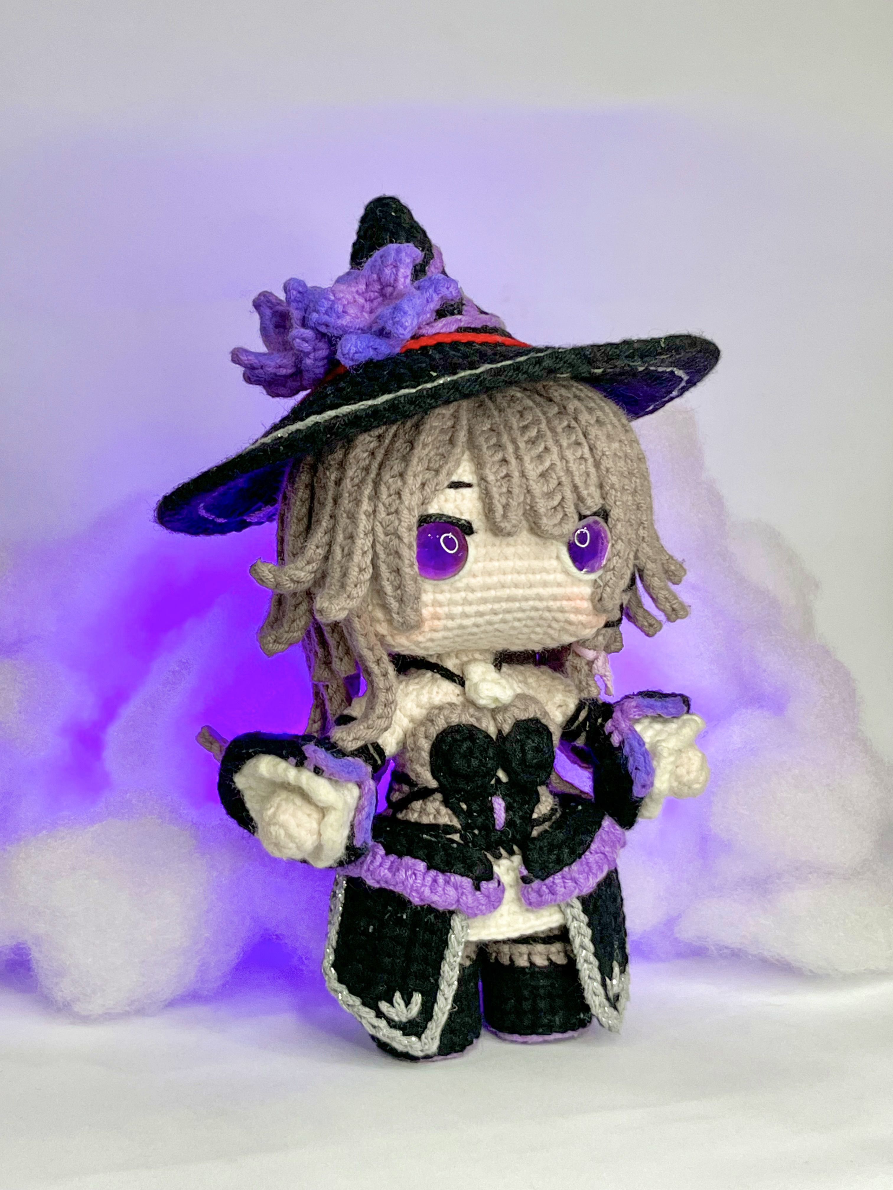 Genius Witch Amigurumi (14 cm) | Flamingoz Crochet
