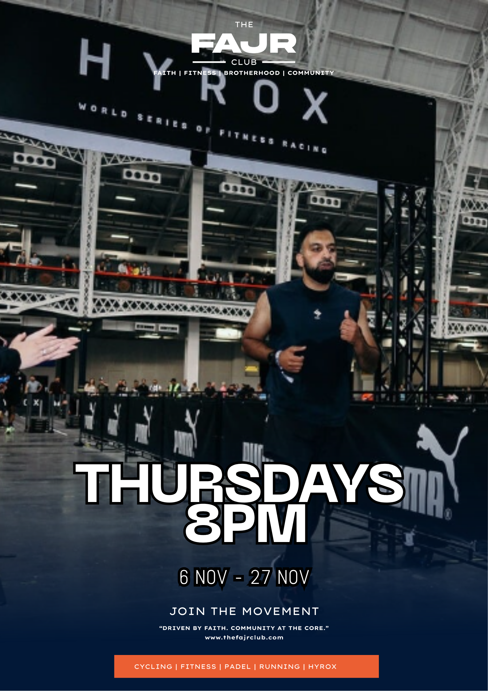Gym Thursday 8 pm