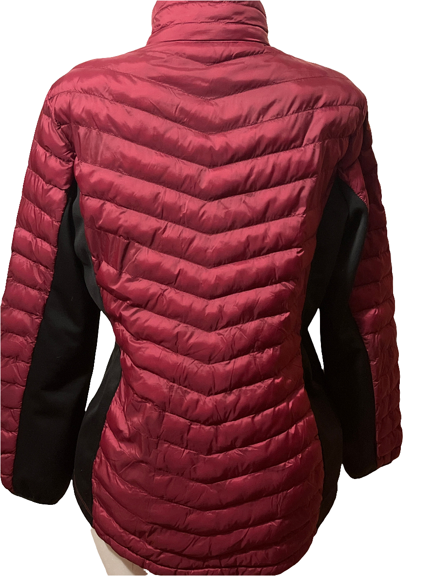 32 Degrees -Heat Burgundy and Black Quilted Coat (size XXL)