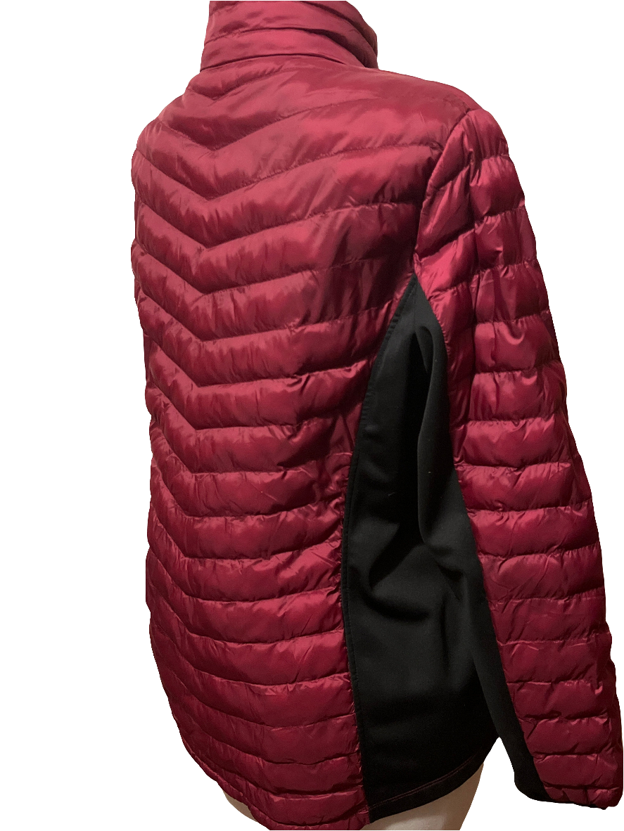 32 Degrees -Heat Burgundy and Black Quilted Coat (size XXL)