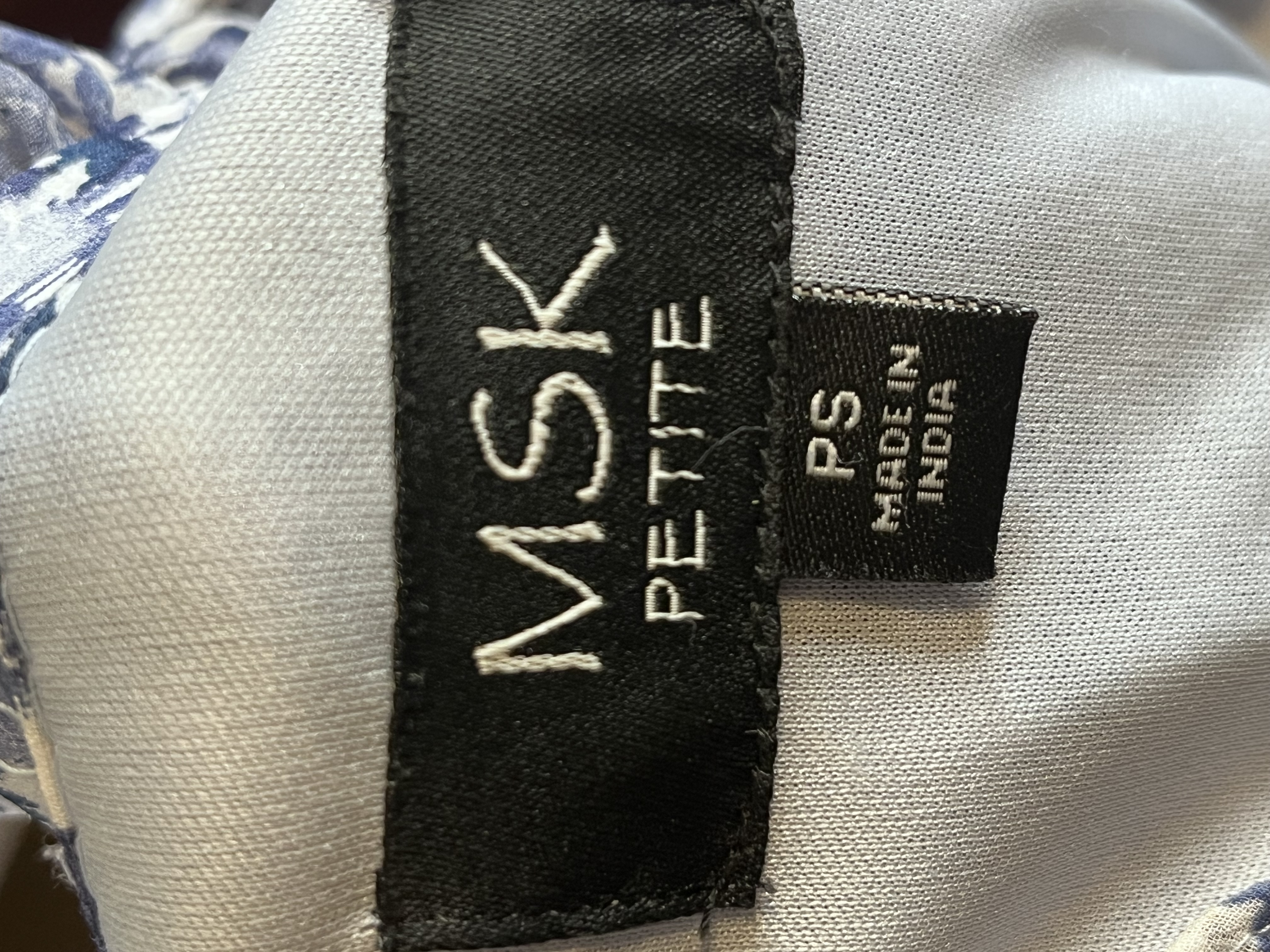 MSK-Floral Print Dress(petite small)