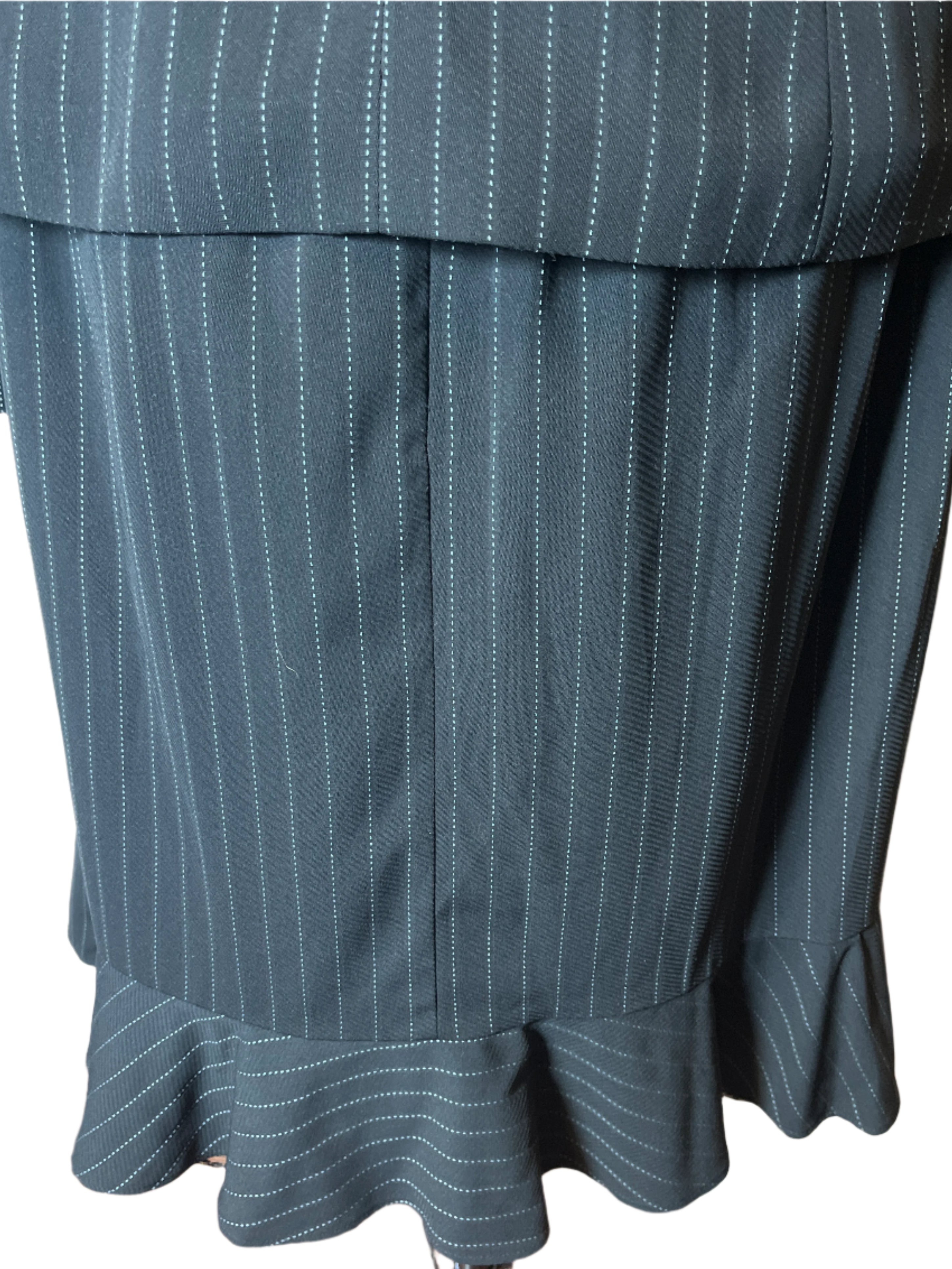 Julian Taylor-Women's Pinstripe Suit Set