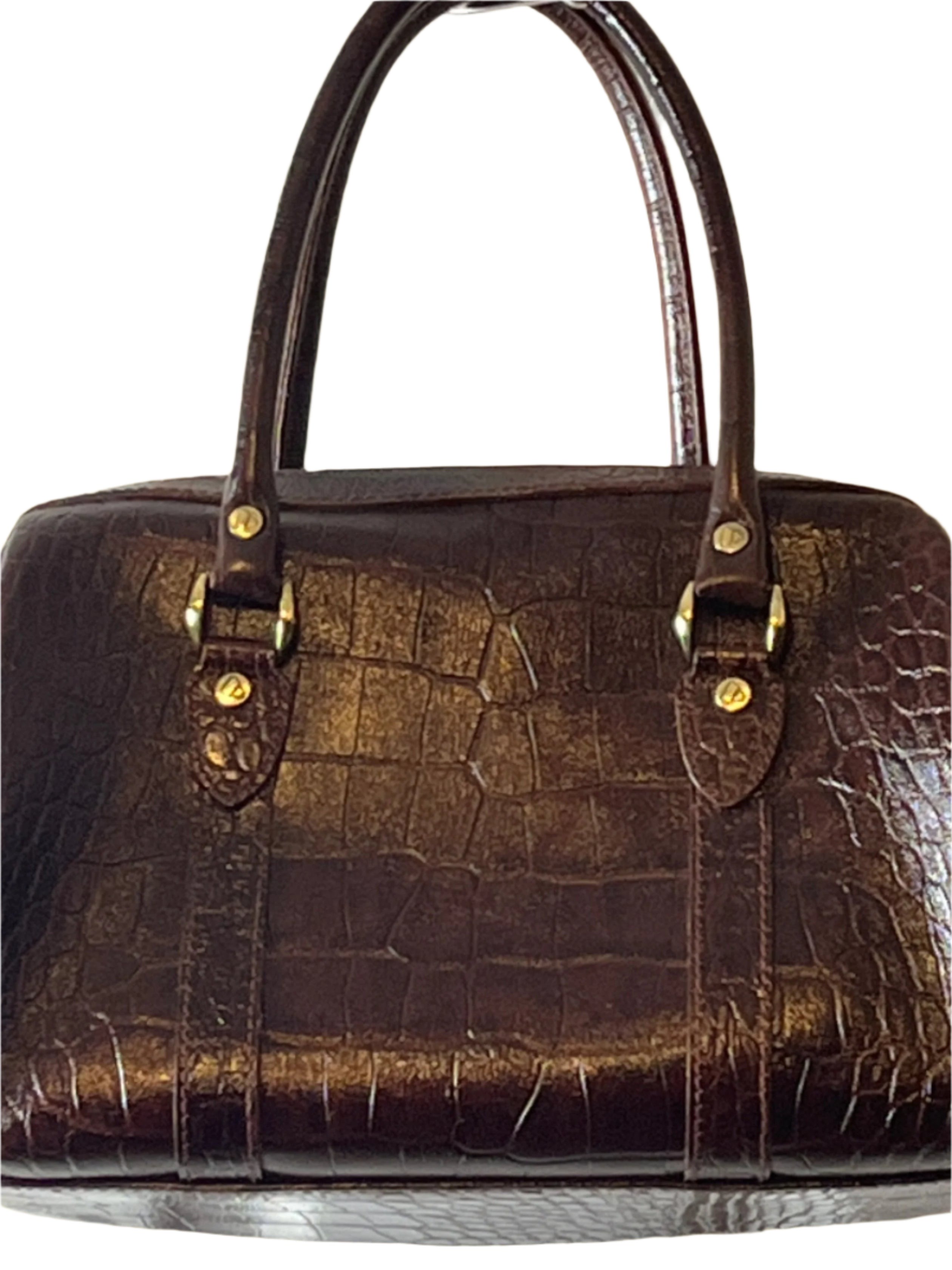 Elegant Crocodile Pattern  Handbag