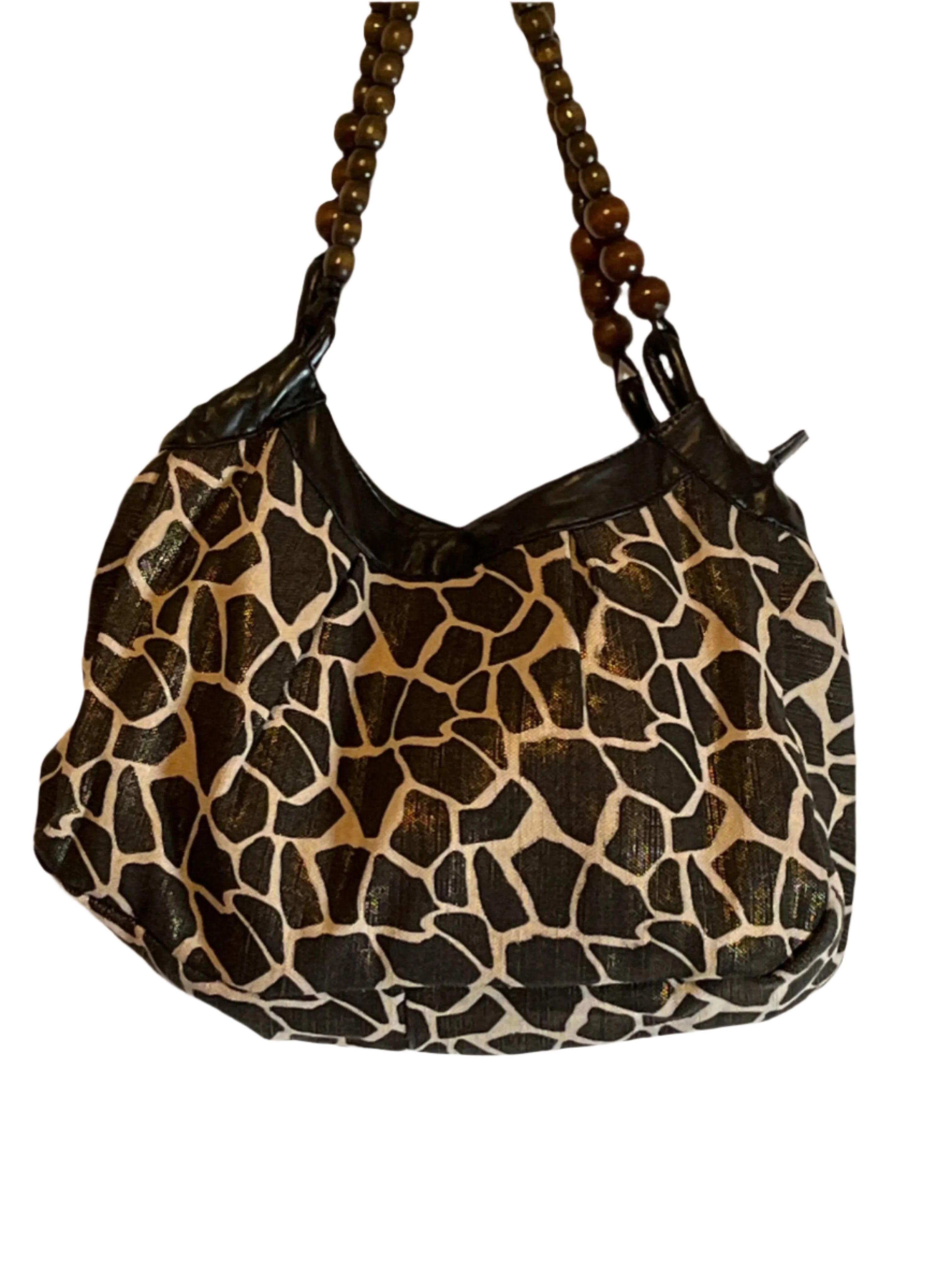 AMC Accessiry-Giraffe Print Handbag