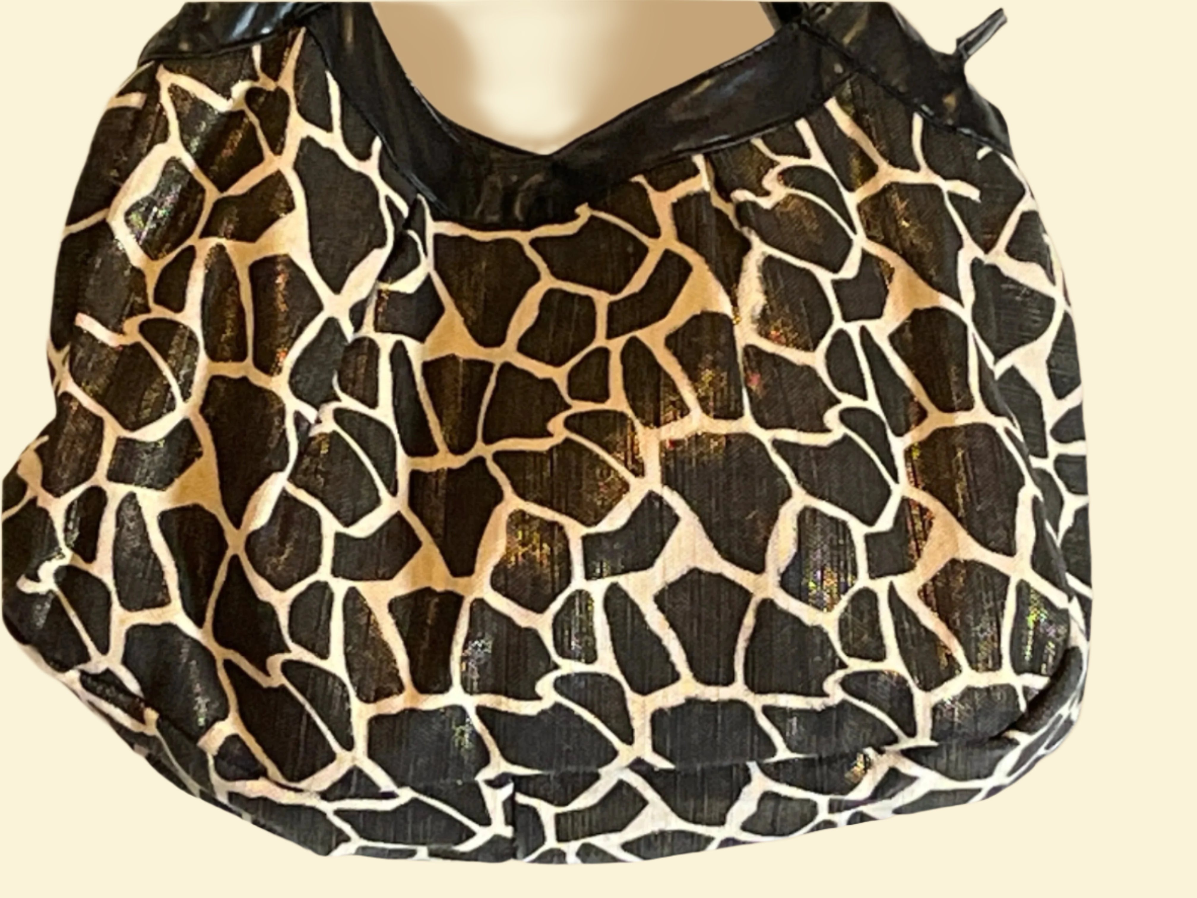 AMC Accessiry-Giraffe Print Handbag