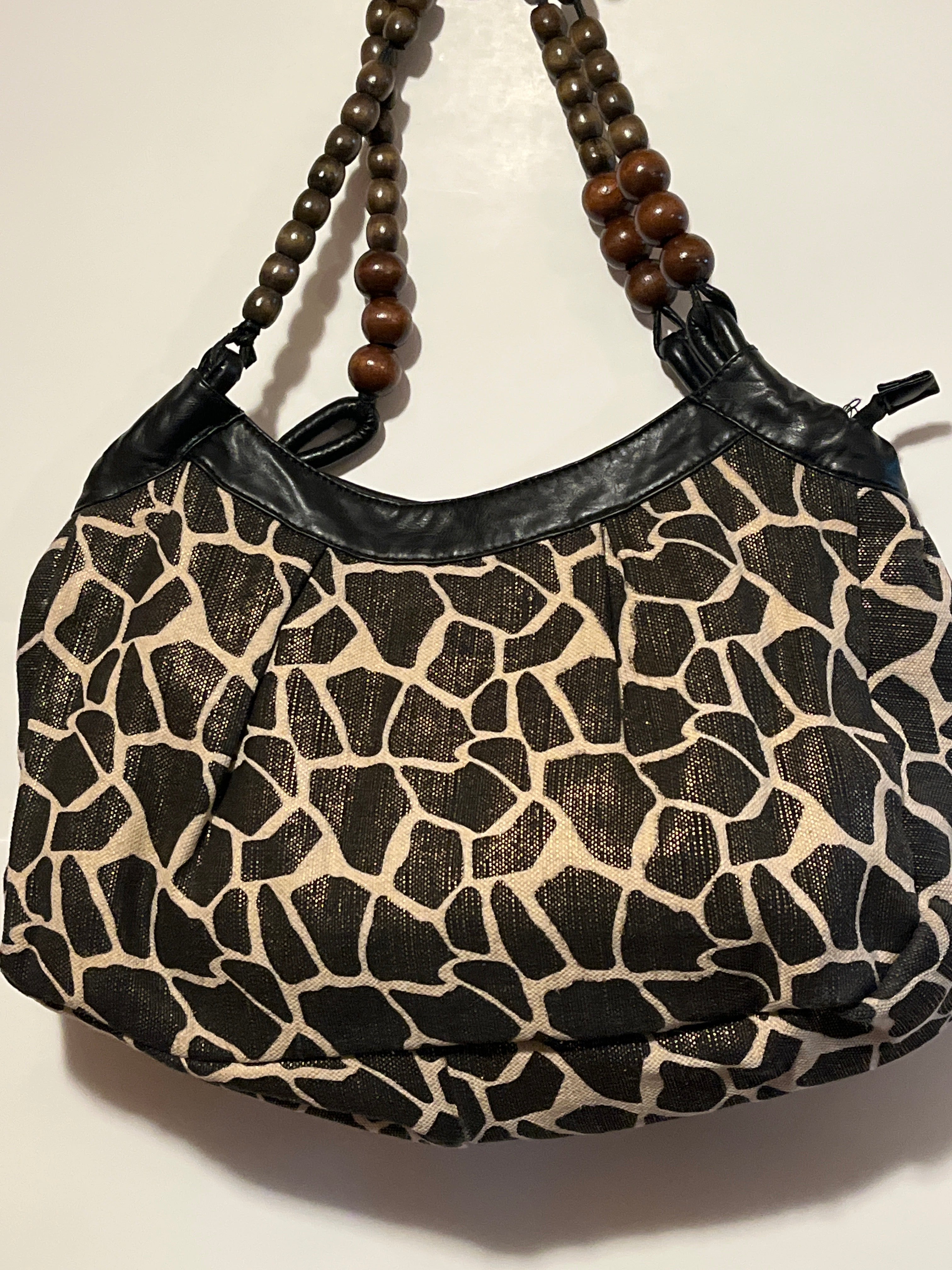 AMC Accessiry-Giraffe Print Handbag