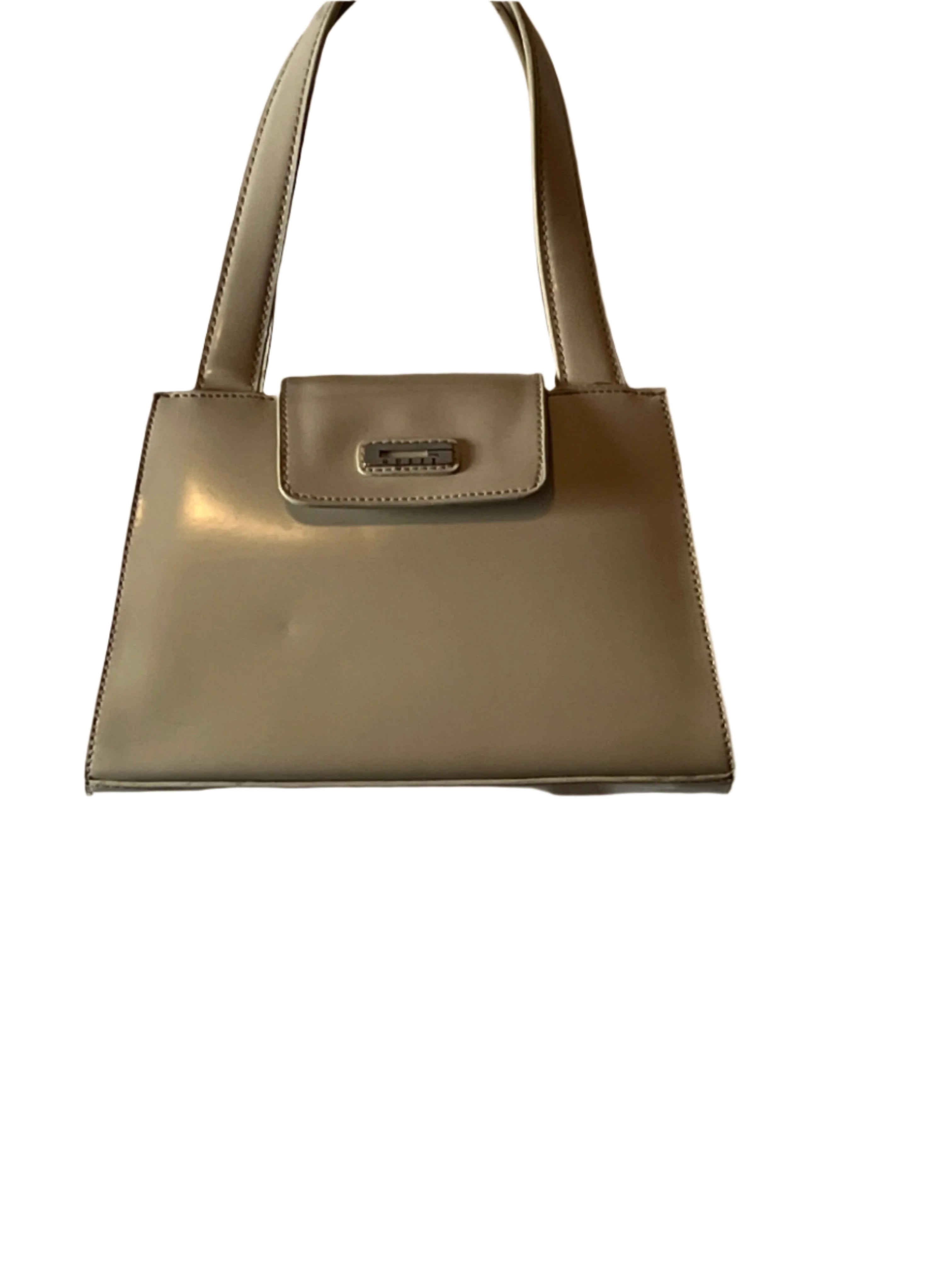 Guess-Beige Leather Handbag