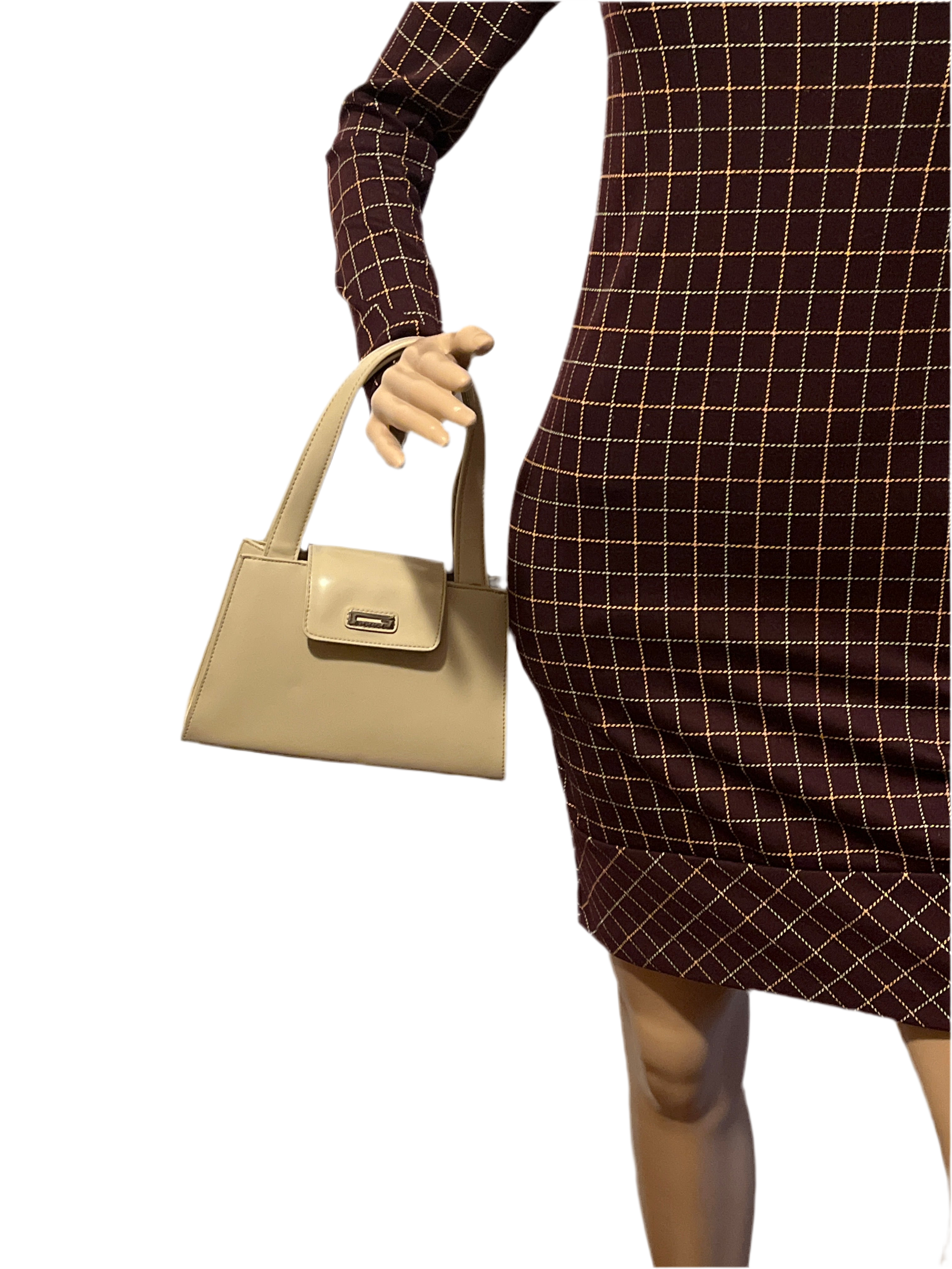 Guess-Beige Leather Handbag