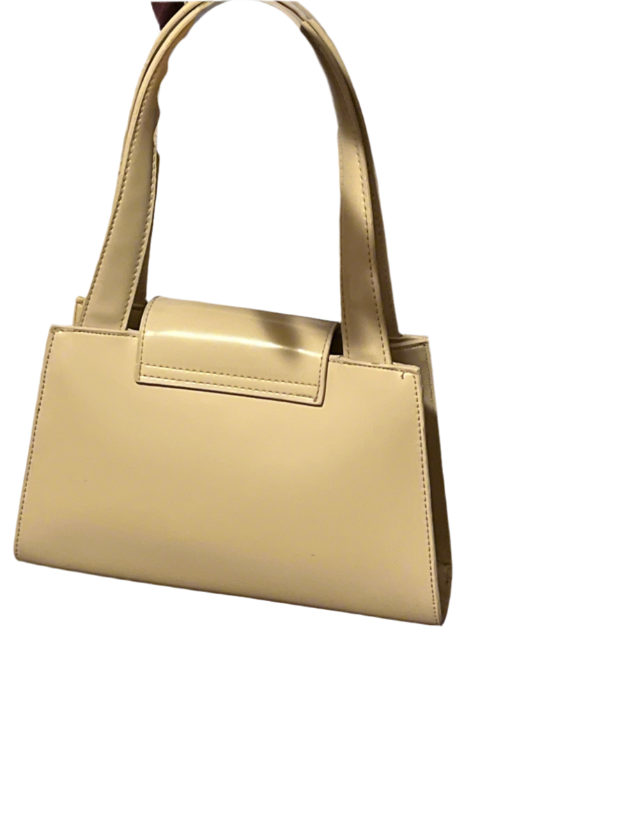 Guess-Beige Leather Handbag