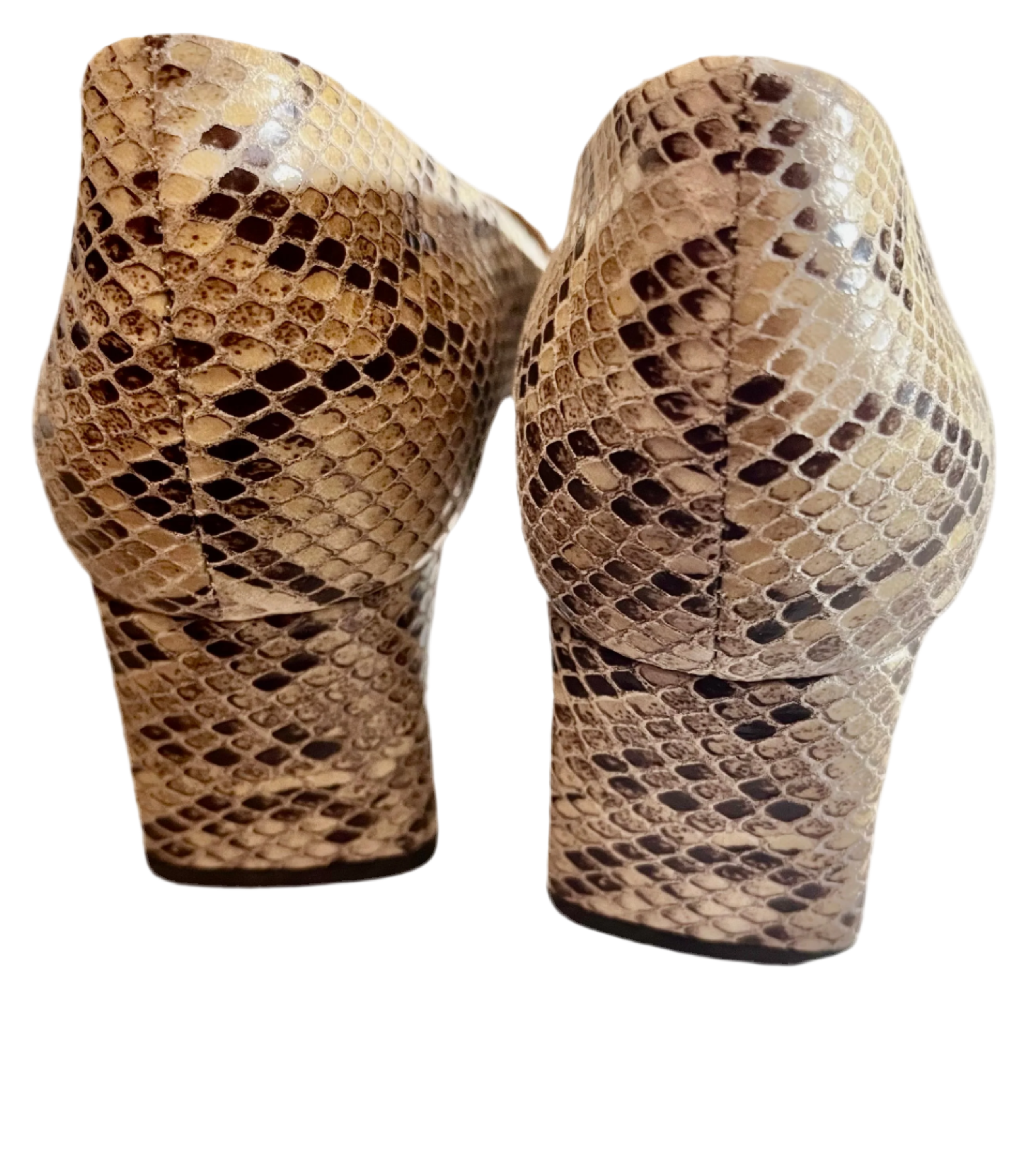 Franco Sarto-Snake Print Pointed Toe Flats