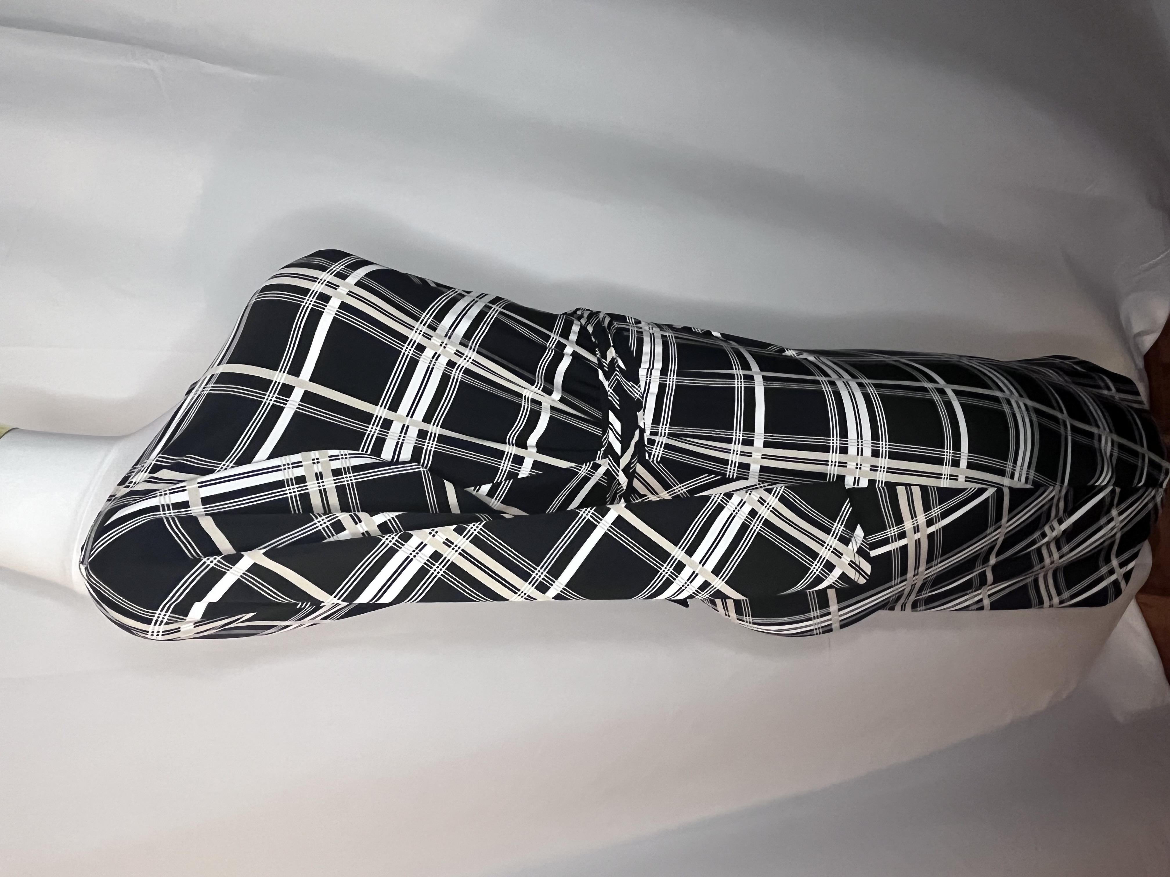 Black and White Plaid Dress (size small)