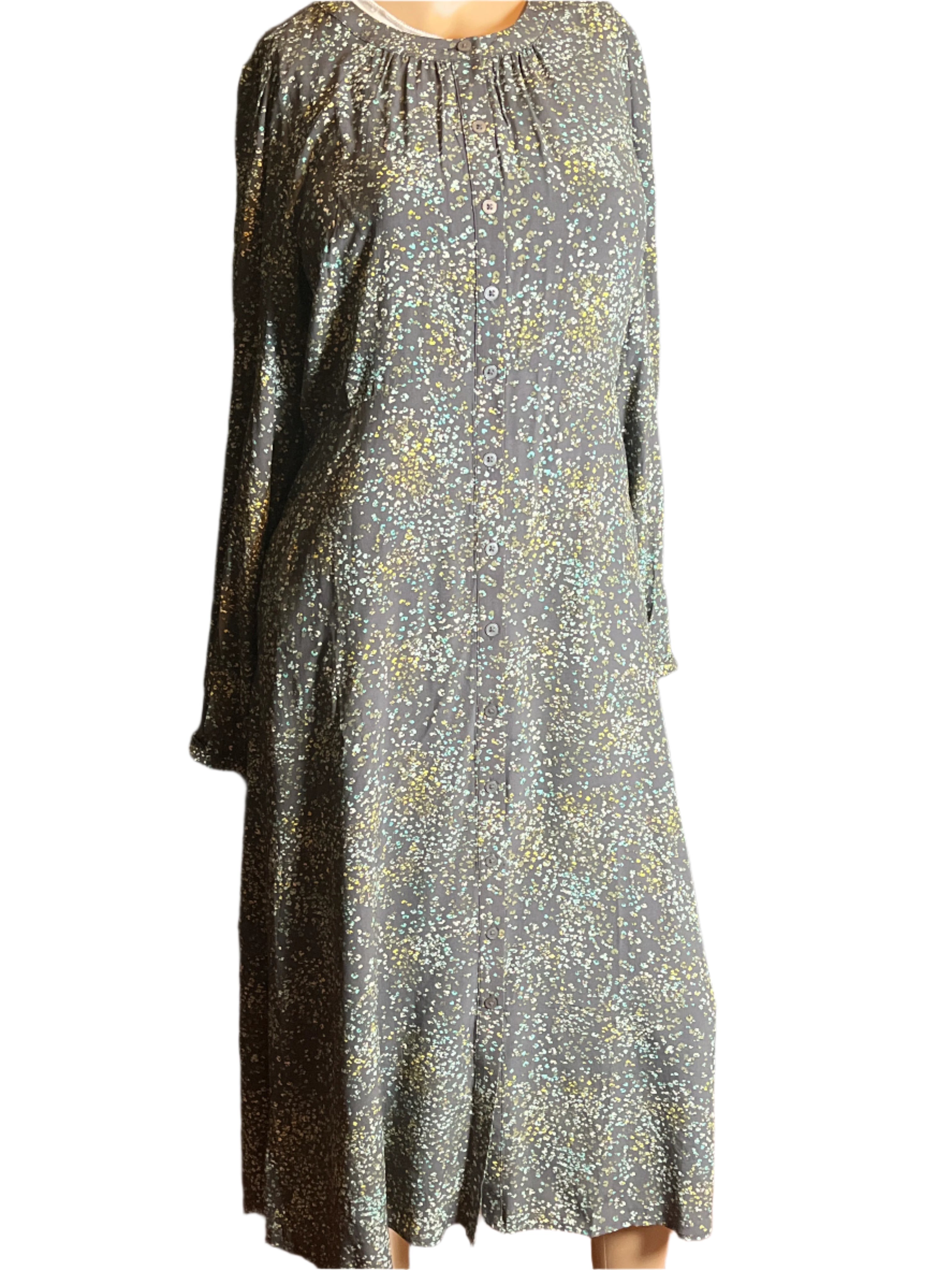 Loft-Floral Long Sleeve Dress (size 4)