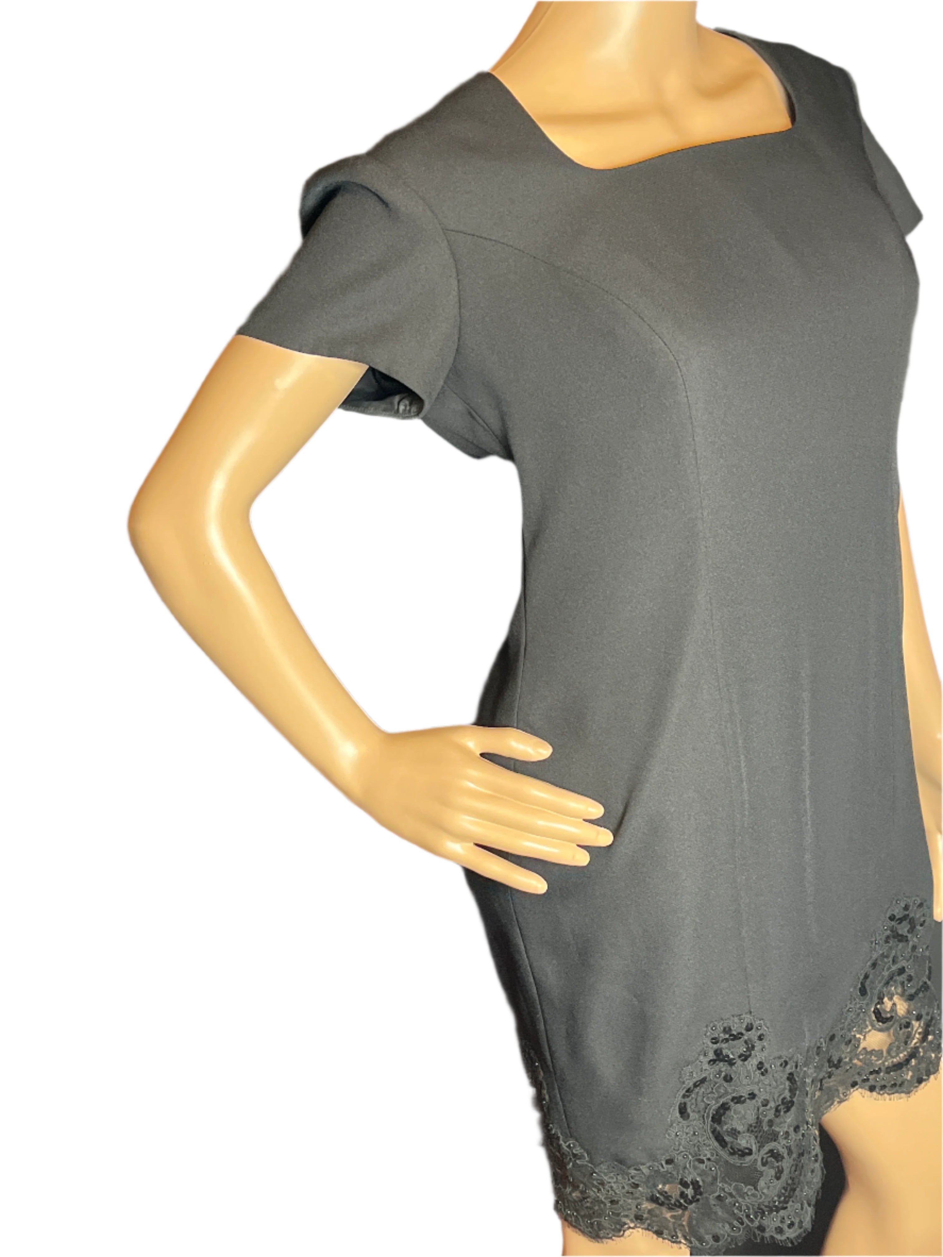 -Elegant Black Dress (size 8)