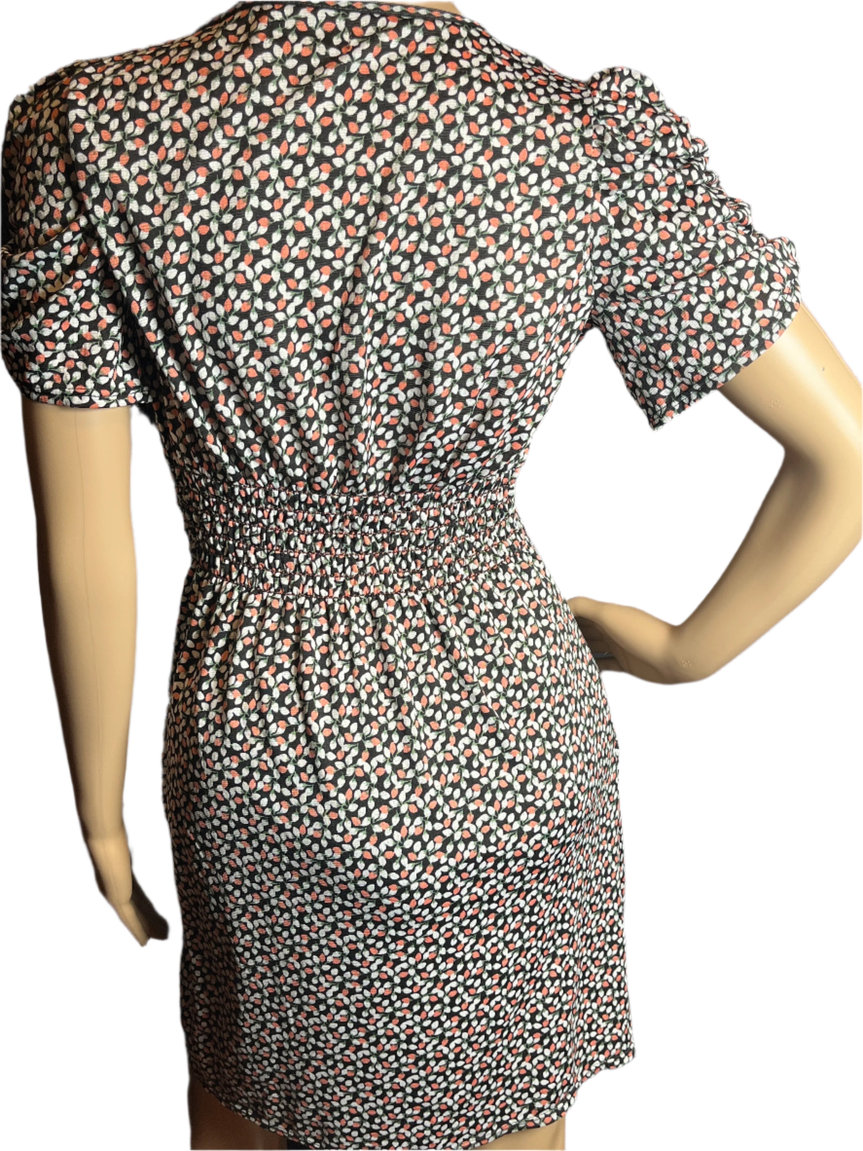 Max Studio -Floral Wrap Dress (size small)