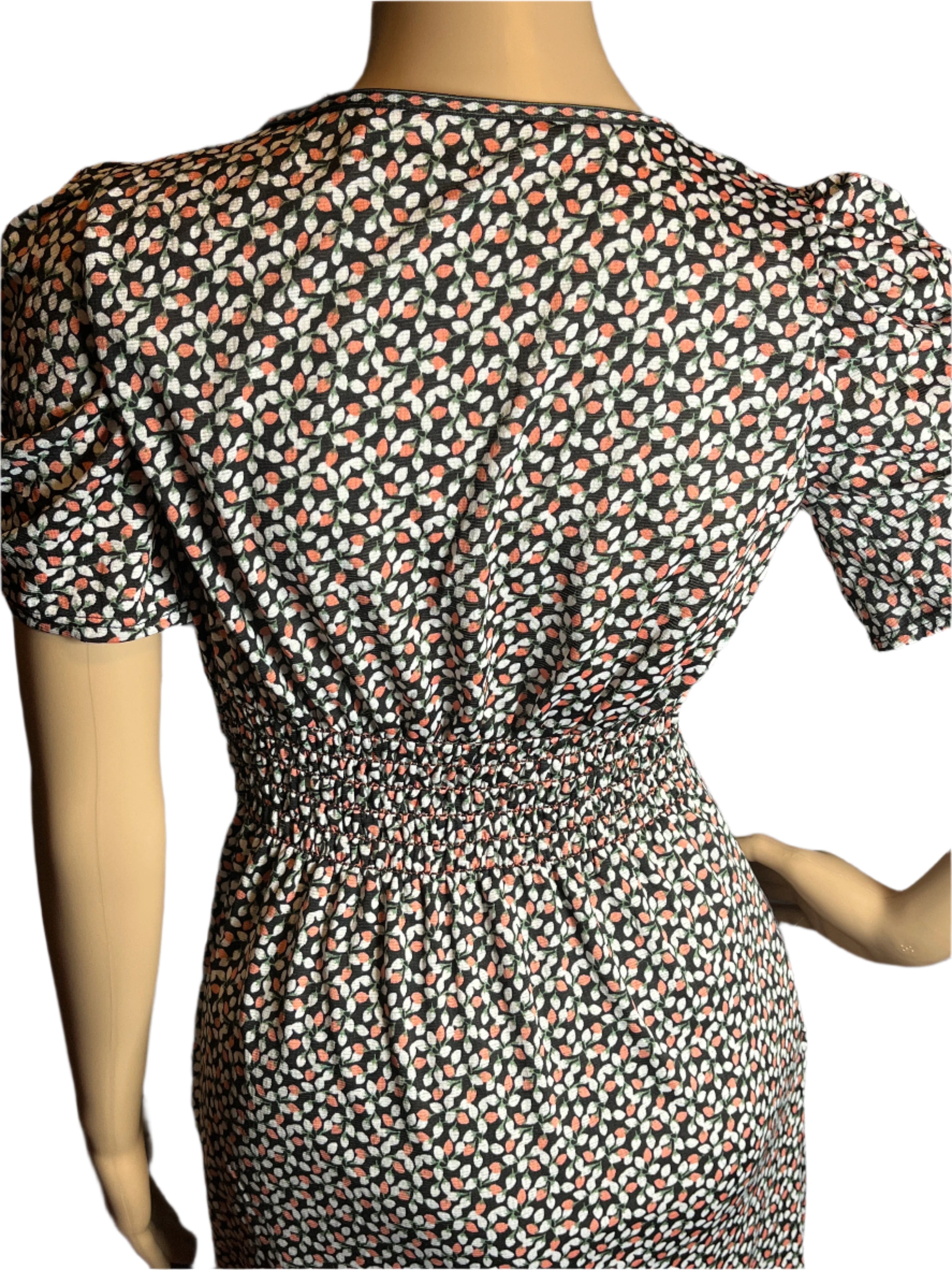 Max Studio -Floral Wrap Dress (size small)