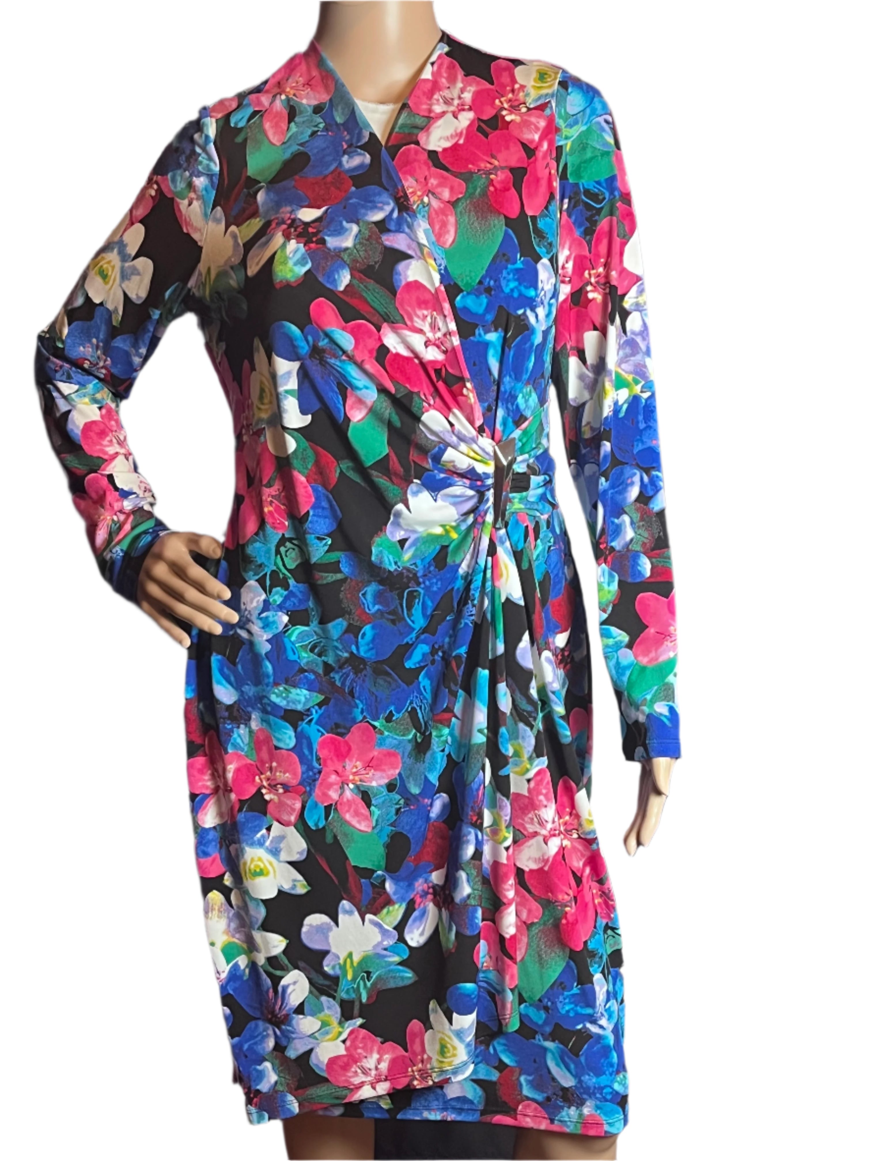 Floral Print Cocktail Dress (size 12)