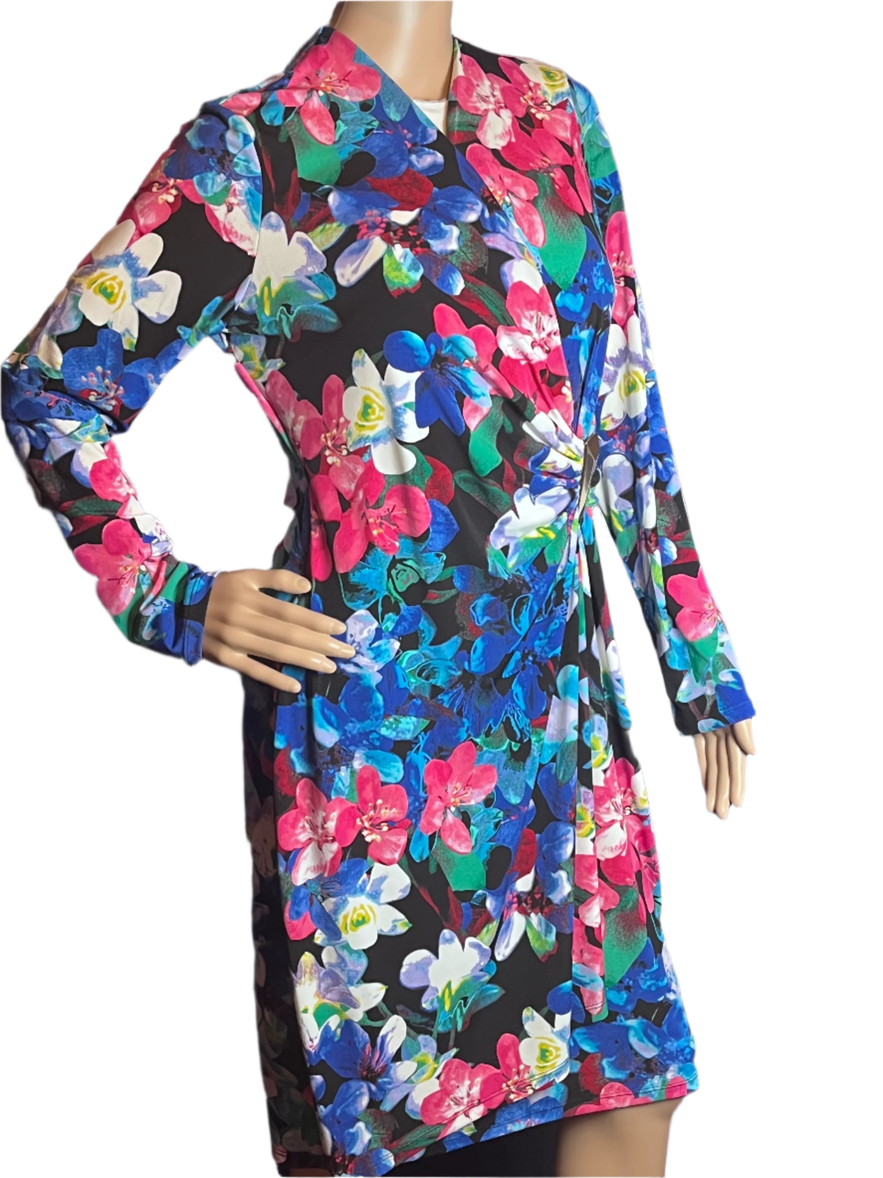 Floral Print Cocktail Dress (size 12)