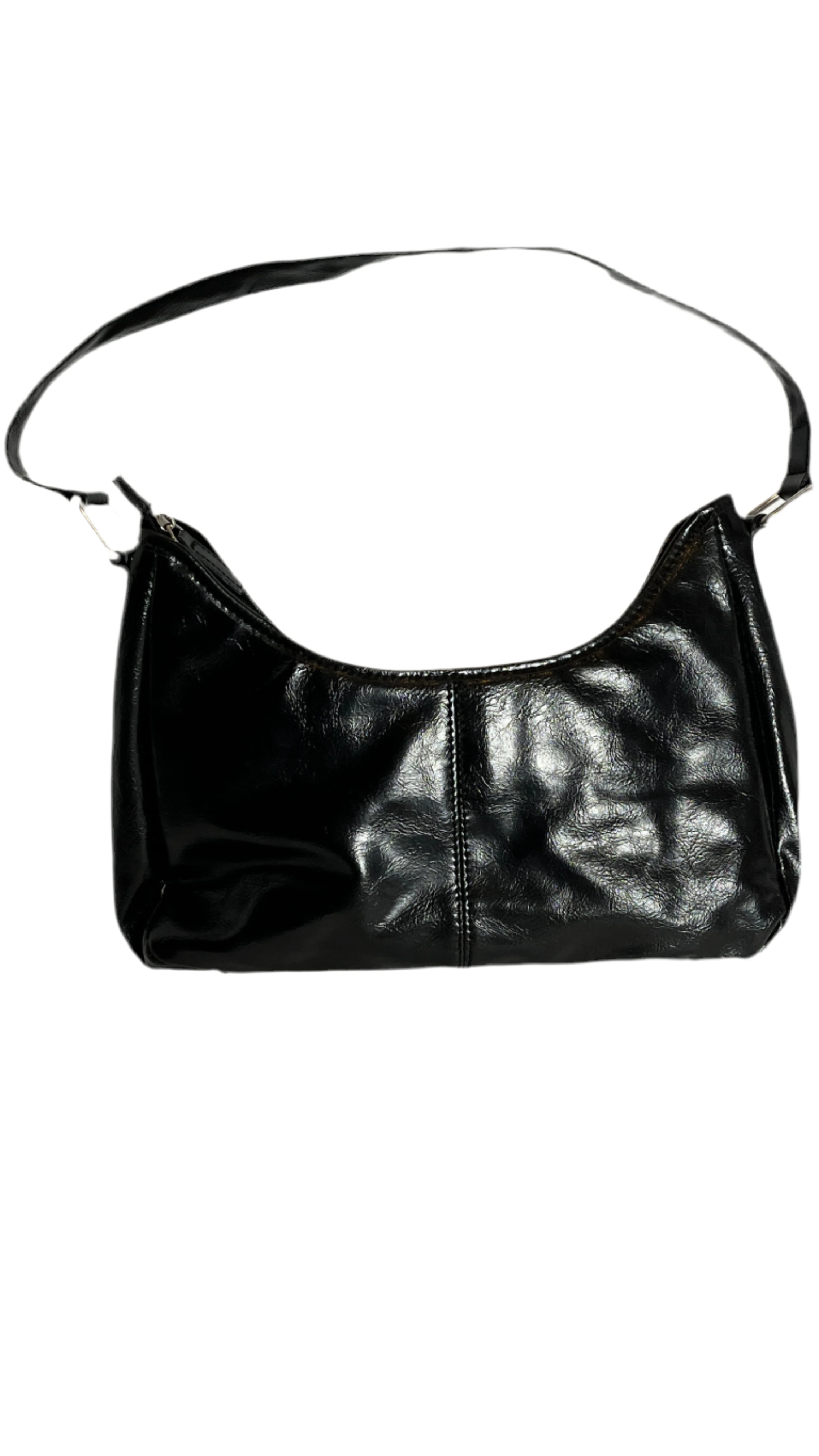 Liz Clairborne- Black Leather Shoulder Bag