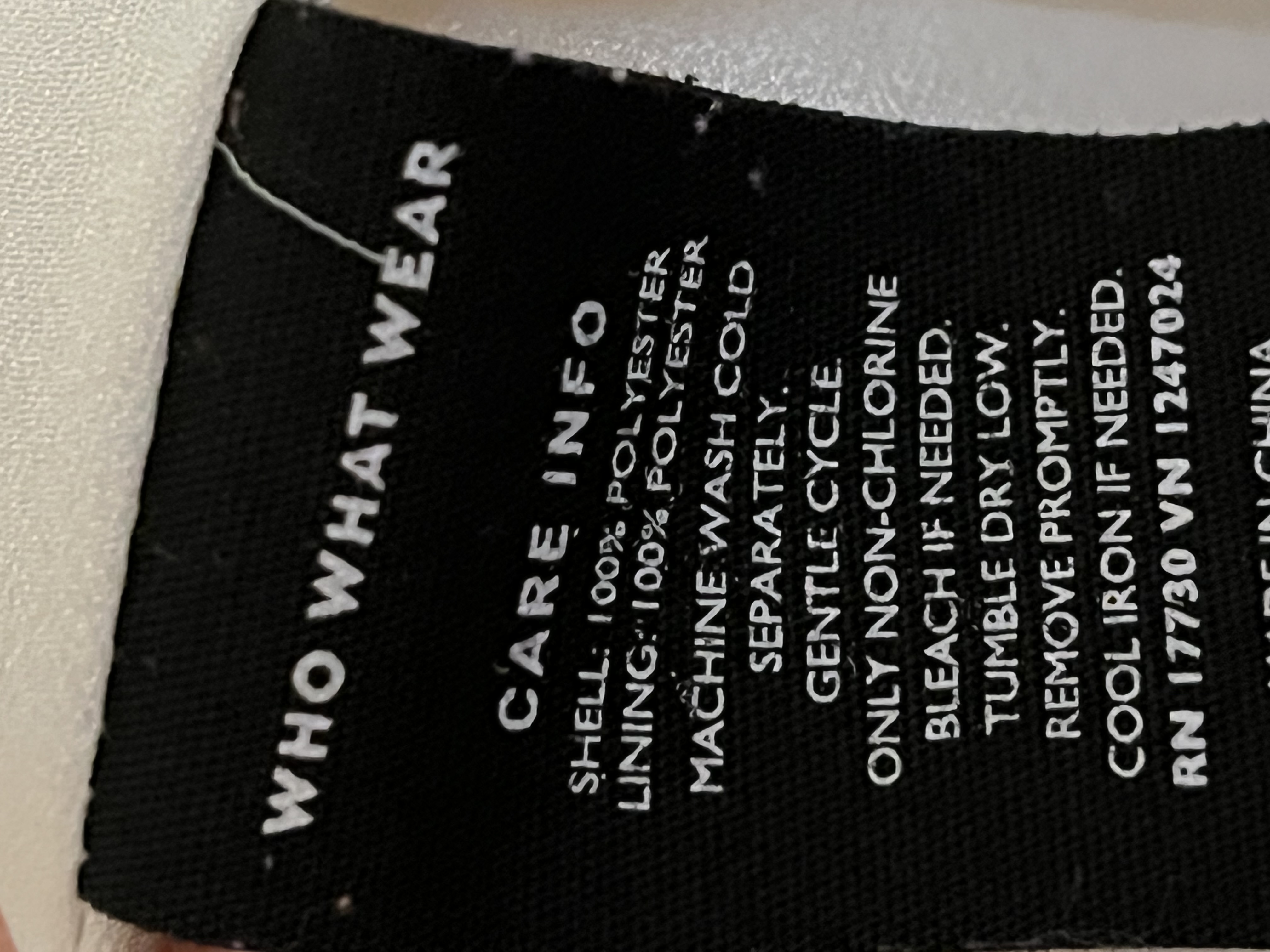 Who What Wear -Geometric Patterned Dress