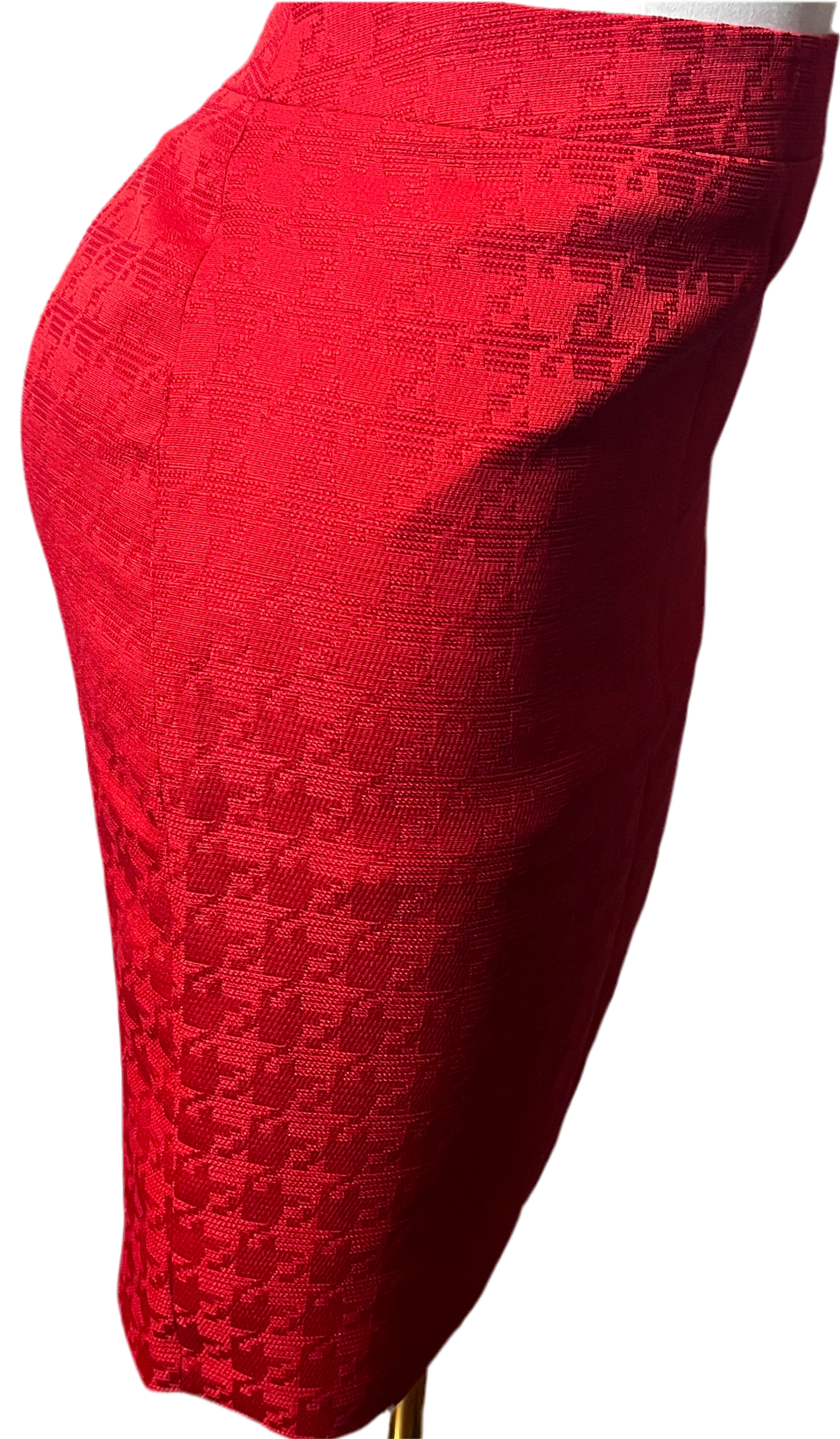 J M Studio- Knee-Length Red Skirt(size 10)