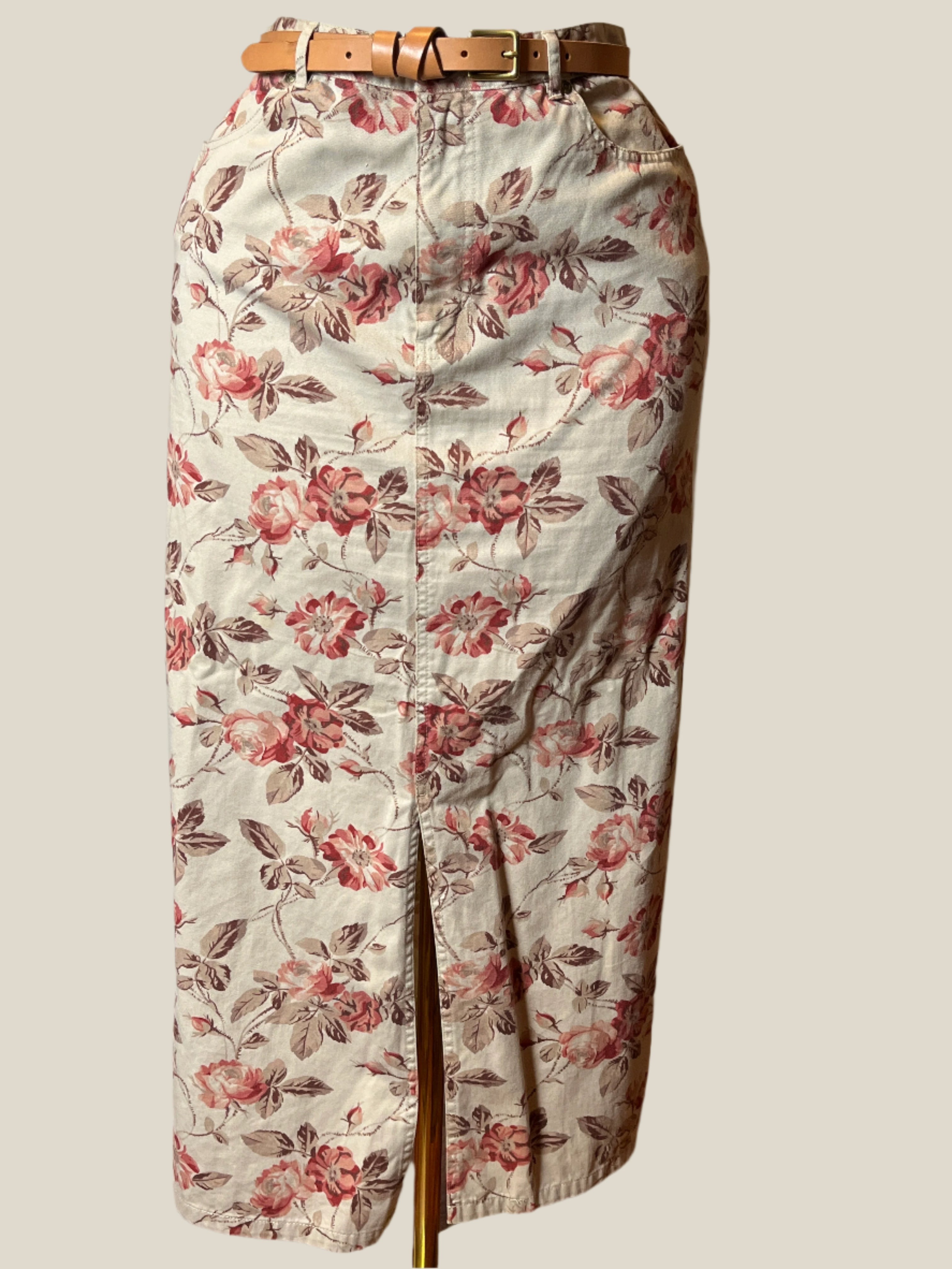 Floral Print Maxi Skirt (size 12)