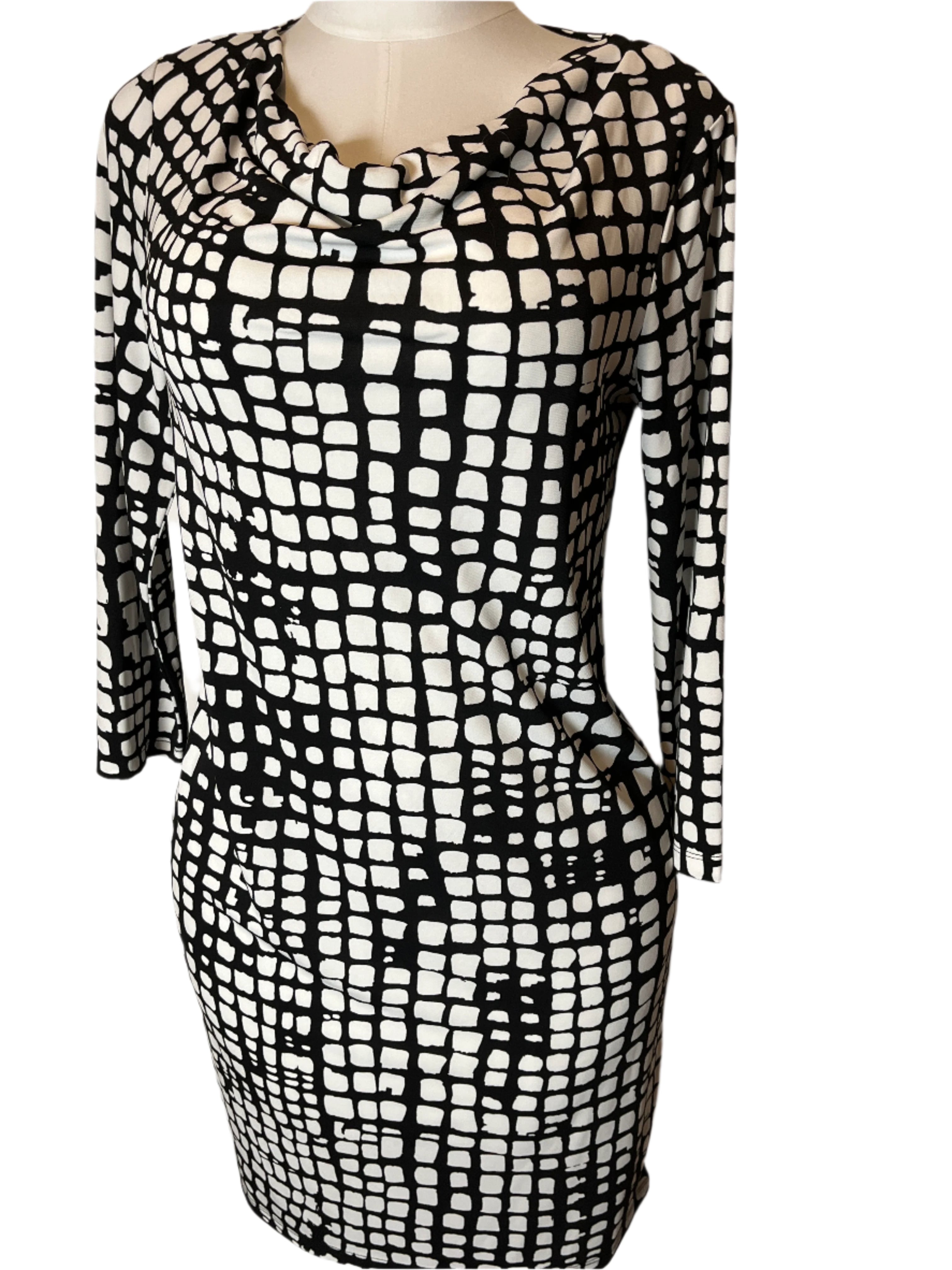 Bold & Classic: Jones New York Checkered Dress - Size L
