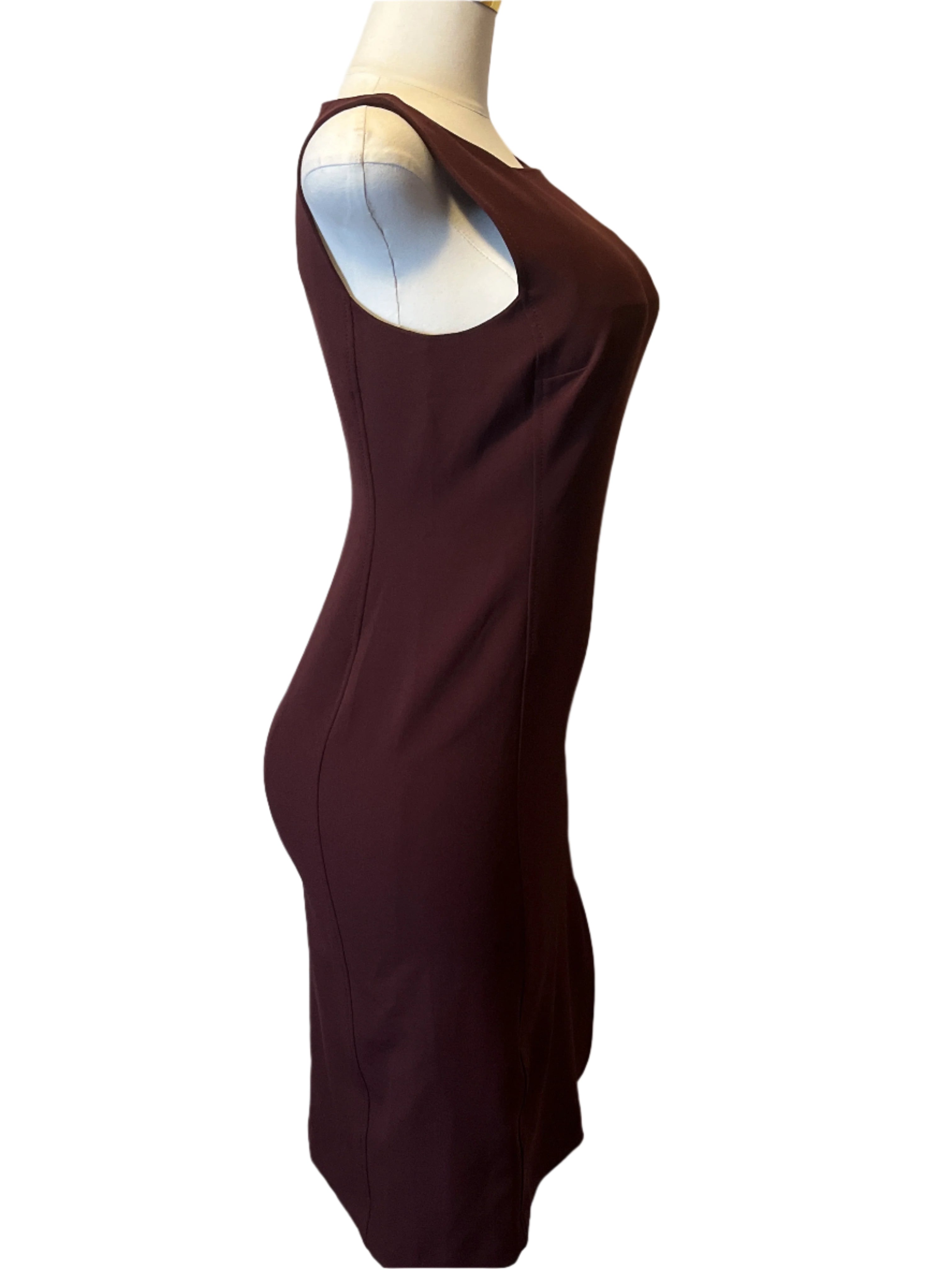 Sold-New With Tag- Sleeveless Burgundy Dress (size 6)