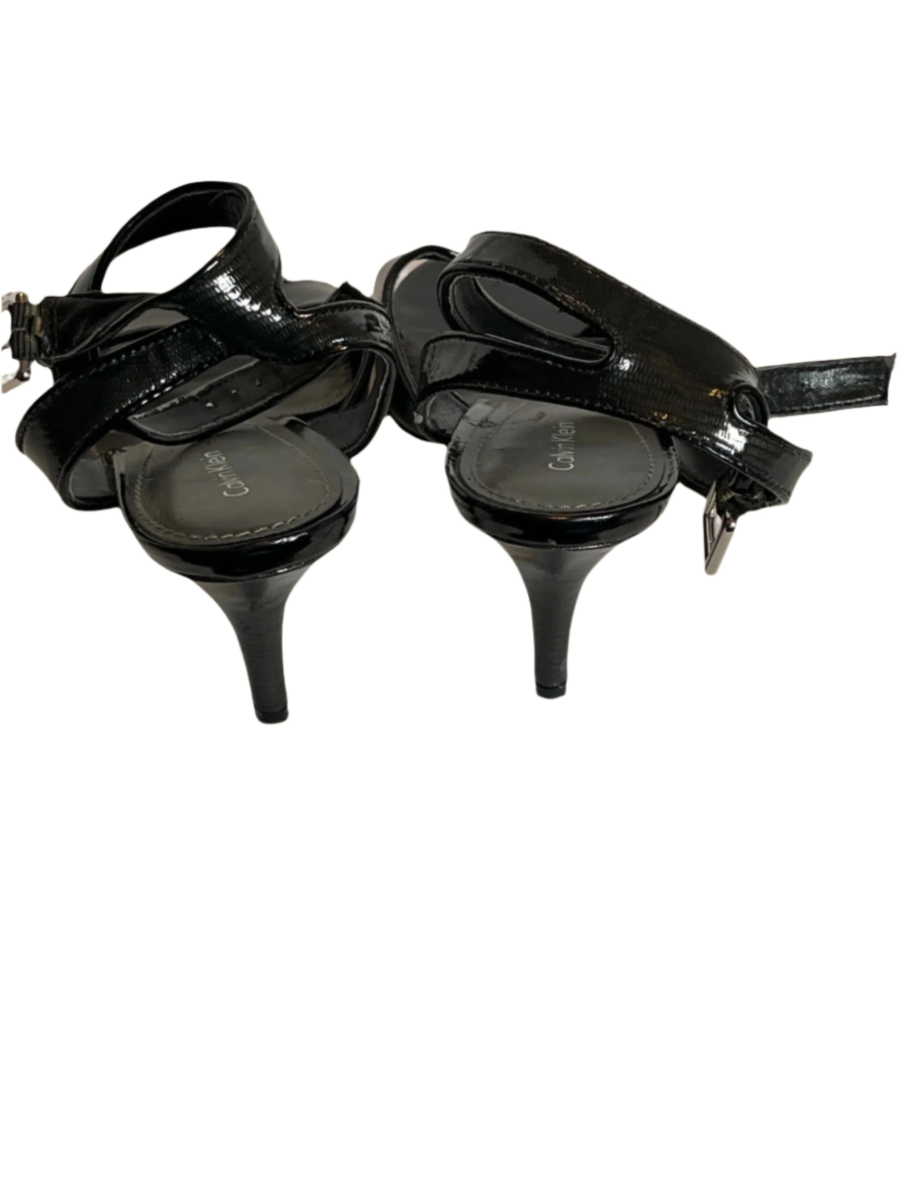 Black Open Toe Sandals (size 9.5M)