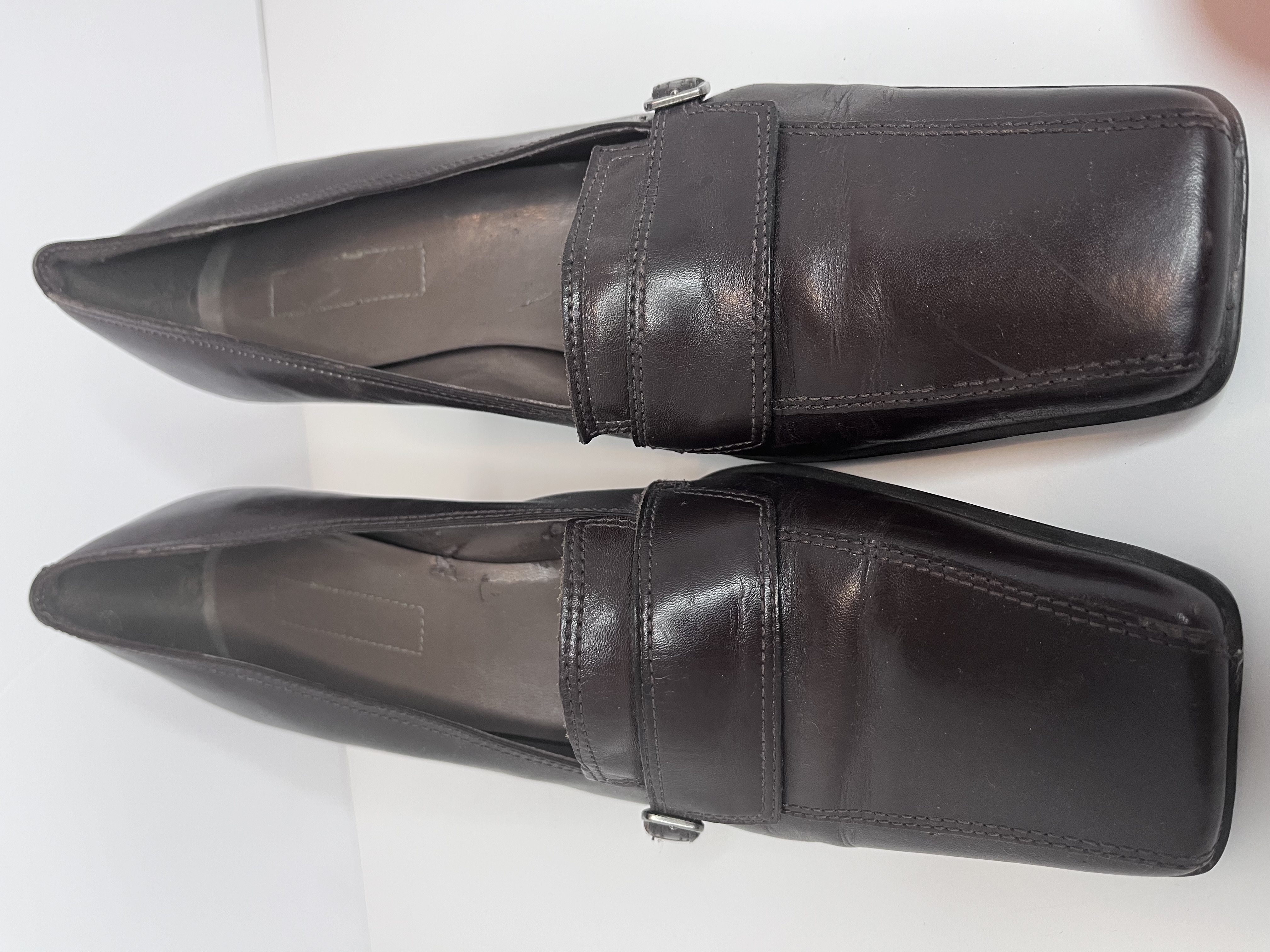 Brown Women’s Formal Leather Shoes(size 10M)