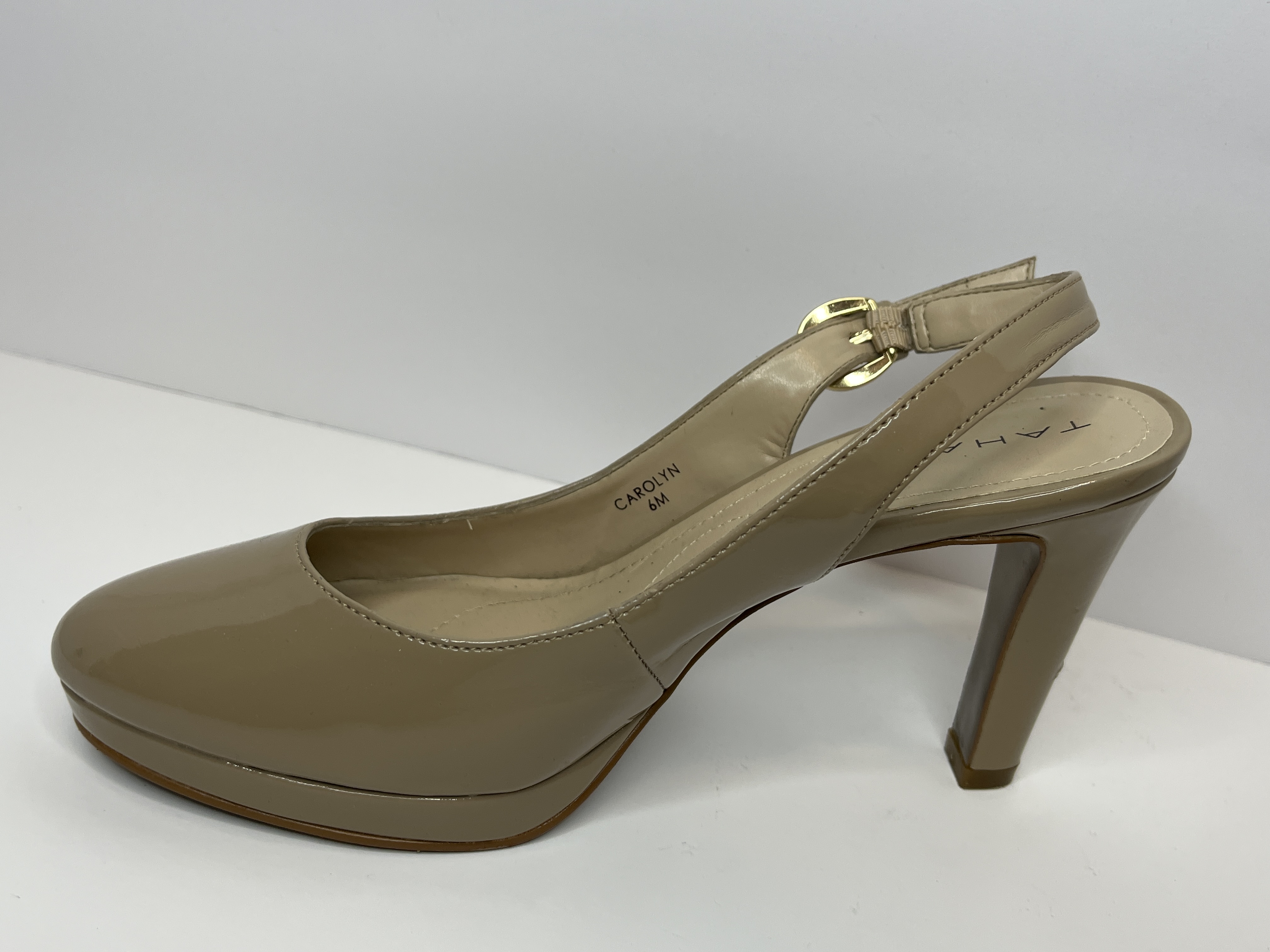 Tahari- Women's Patent Leather Slingback Shoes