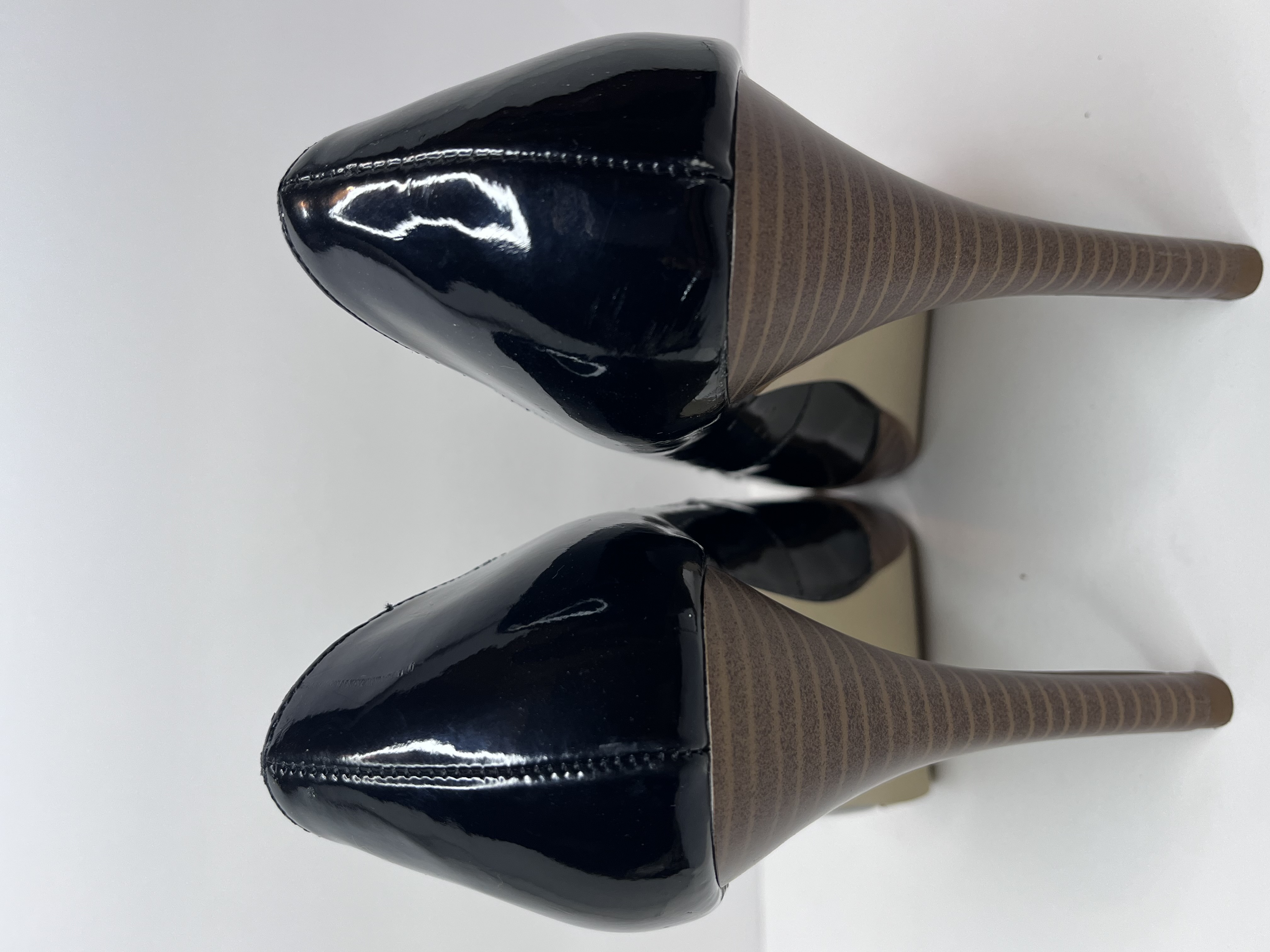 Jazzberry -Women's Black Peep Toe Shoes