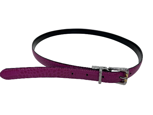 Pink crocodile style Belt