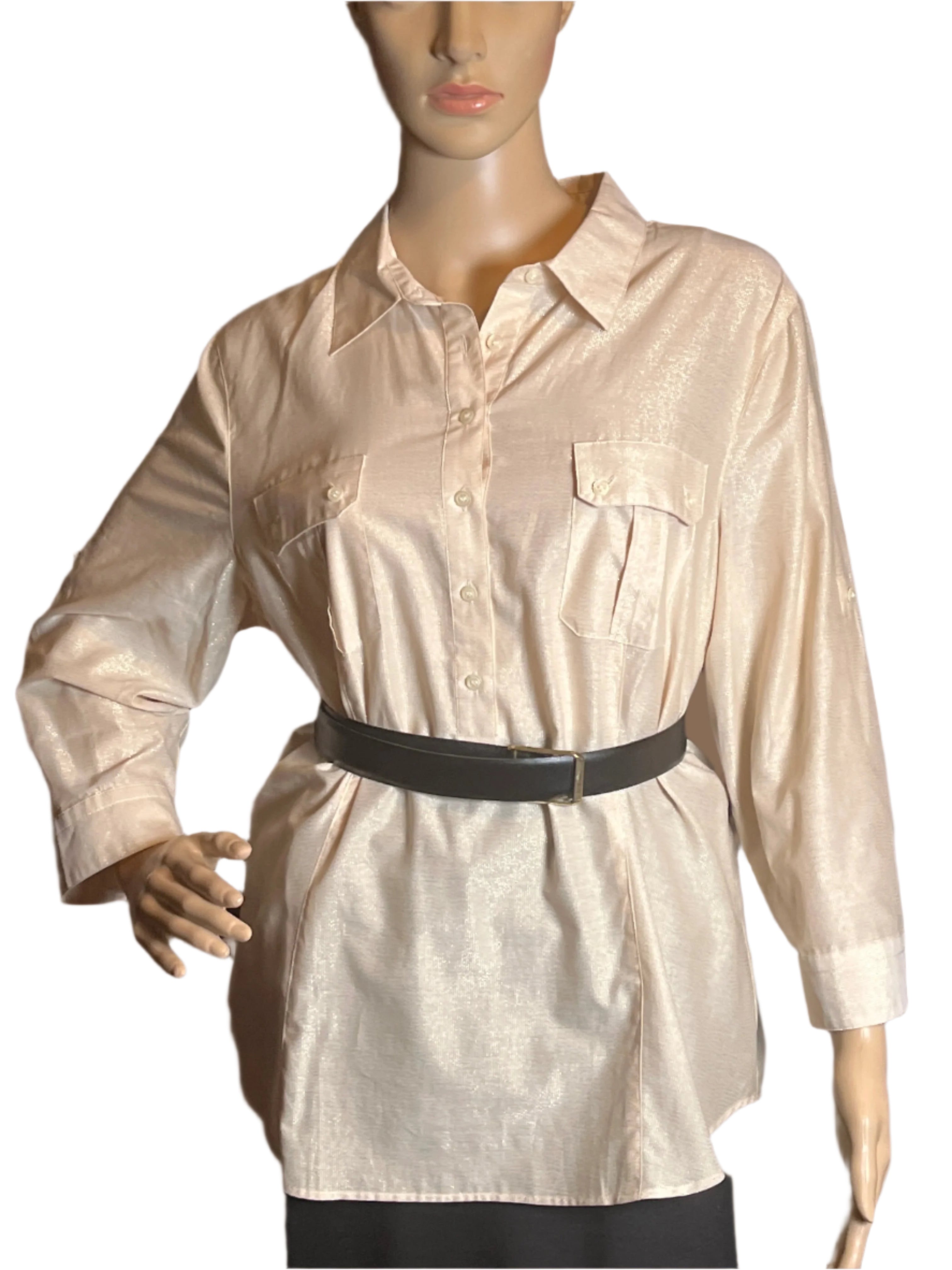 Beige Button-Up Shirt(LP)